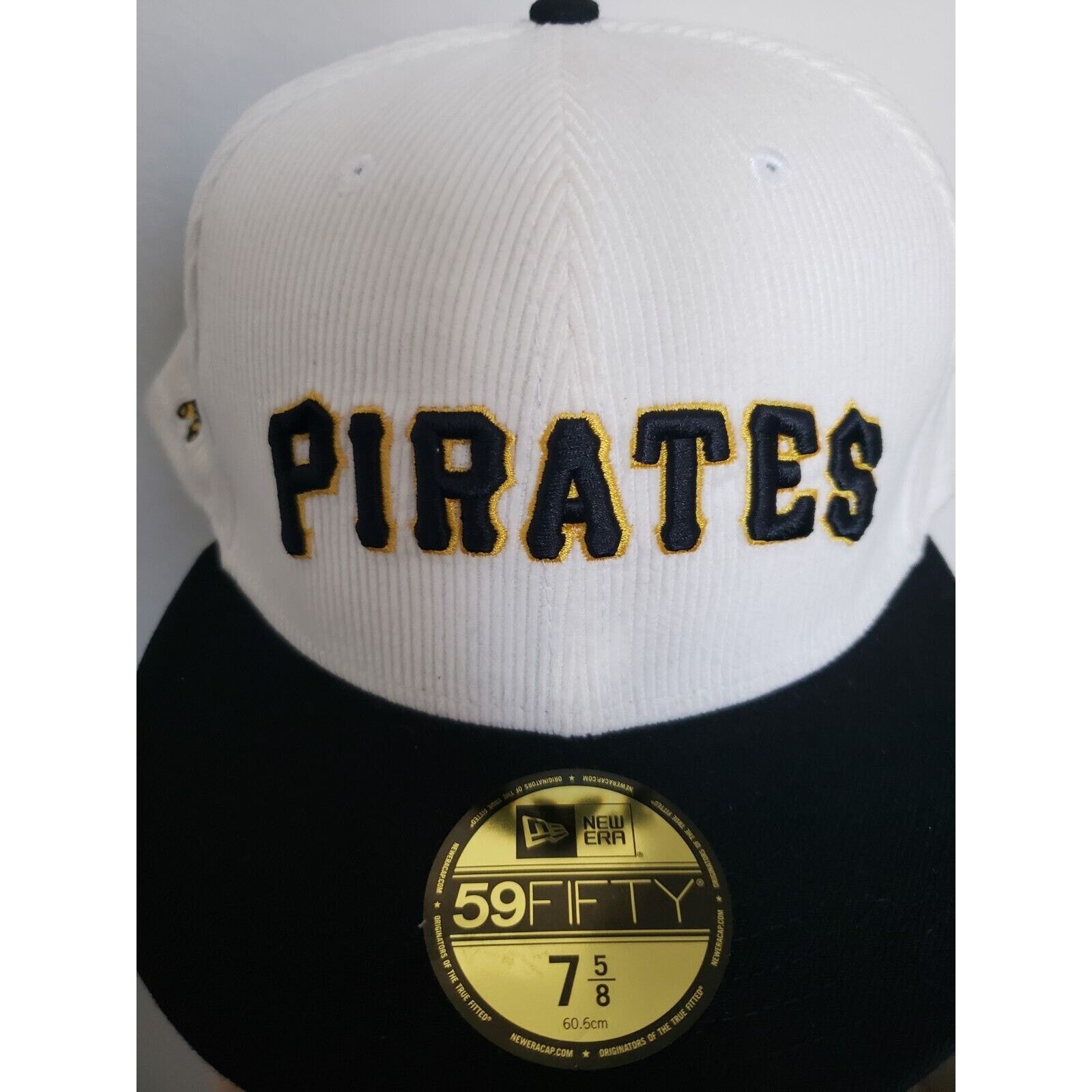 New Era Pittsburgh Pirates Hat Corduroy 2006 ASG 5950 7 5/8 New Era Size ONE SIZE - 2 Thumbnail