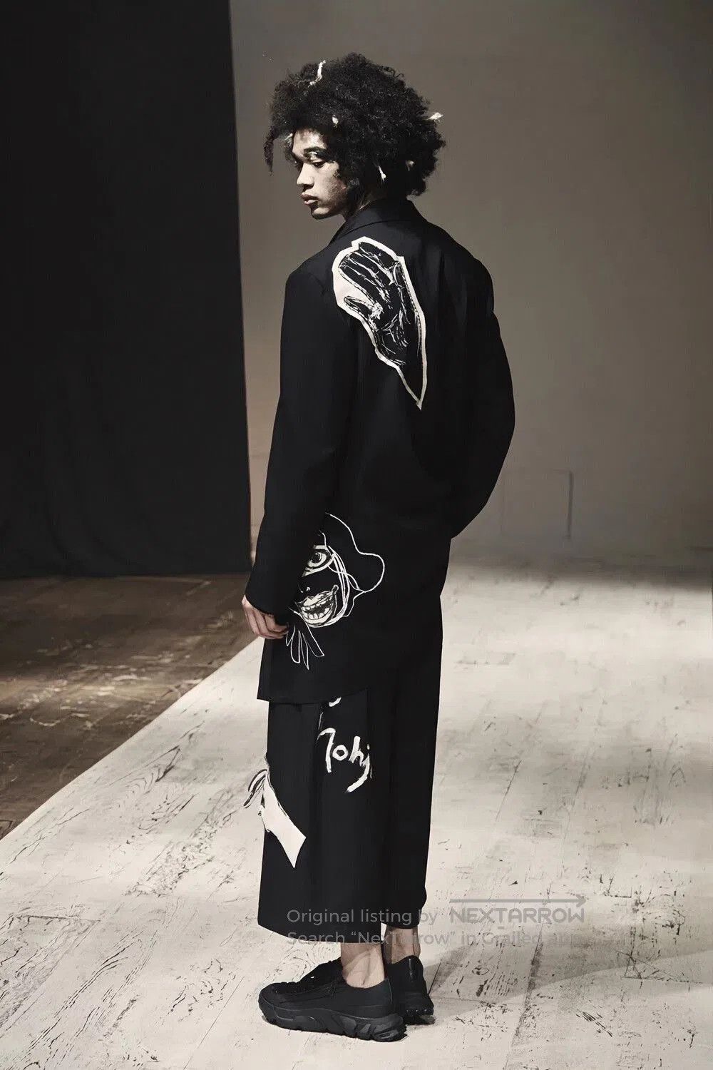 Yohji Yamamoto Yohji Yamamoto Graphic Coat. Size US M / EU 48-50 / 2 - 2 Thumbnail
