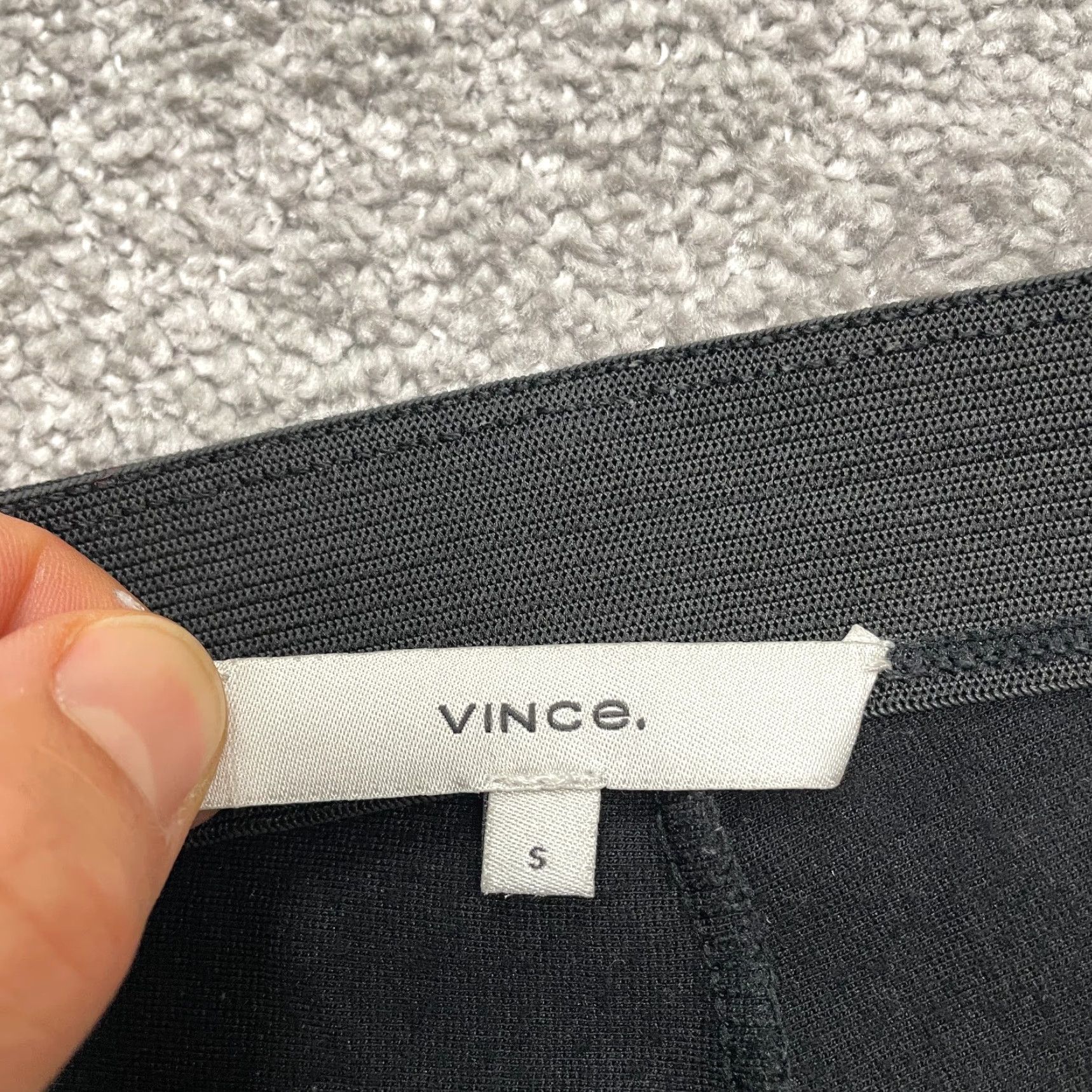 Vince VINTAGE Vince Compression Leggings Womens Small Black Pull On Stretch Slim Athletic 28x27 Size 30" / US 8 / IT 44 - 4 Thumbnail
