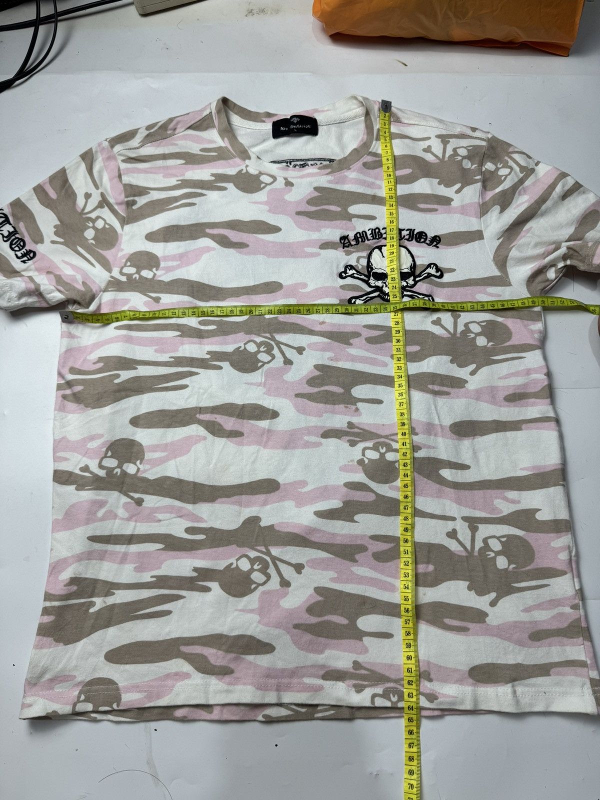If Six Was Nine × Japanese Brand × Le Grande Bleu (L.G.B.) Japanese Skulls Camo Crosses Ambition Tees Size US M / EU 48-50 / 2 - 8 Thumbnail