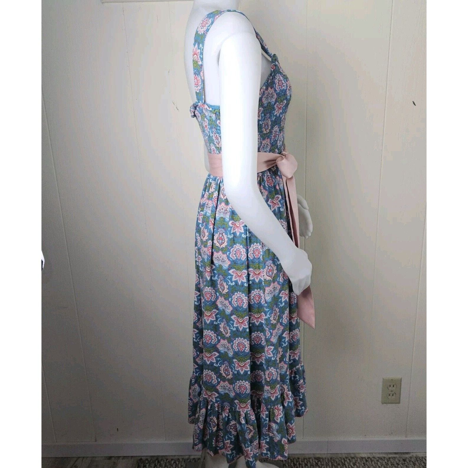 Designer Matilda Jane Hummingbird Sun Dress Womens S Smocked Enchante Size S / US 4 / IT 40 - 4 Thumbnail