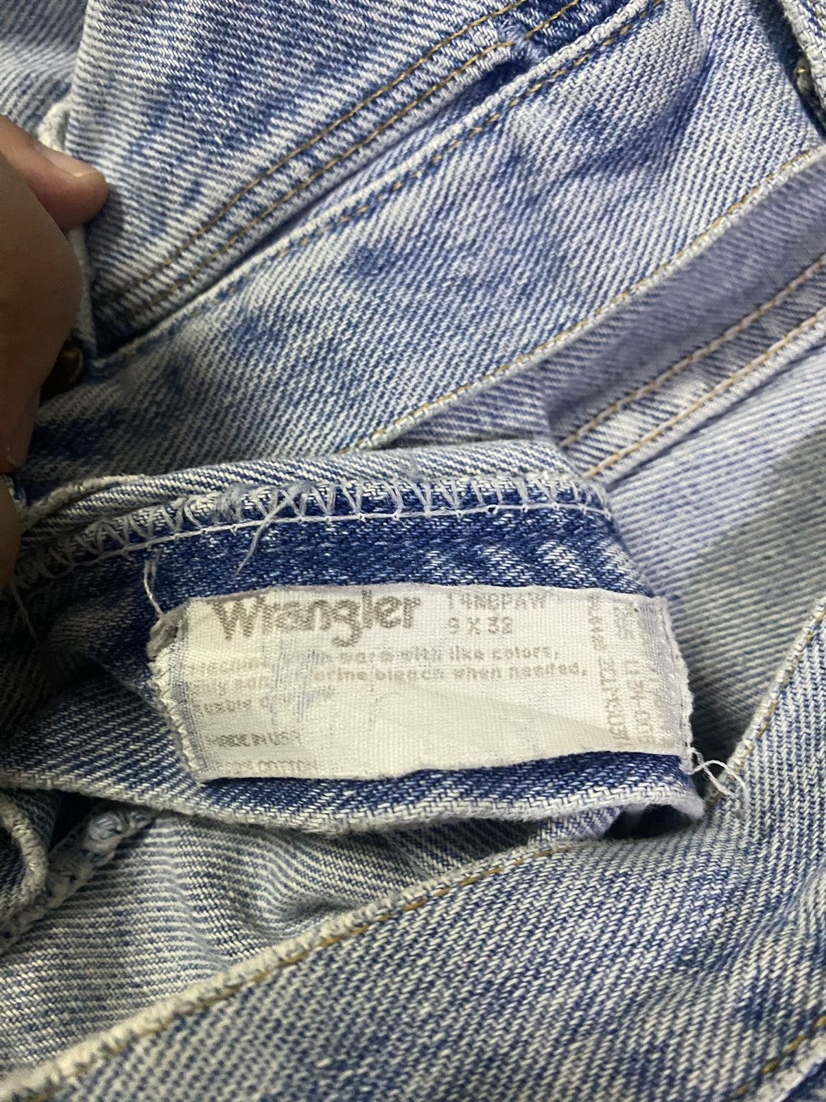 Wrangler Vintage 80s Wrangler bareback Jeans No Back Pockets NWT Size US 30 / EU 46 - 6 Thumbnail