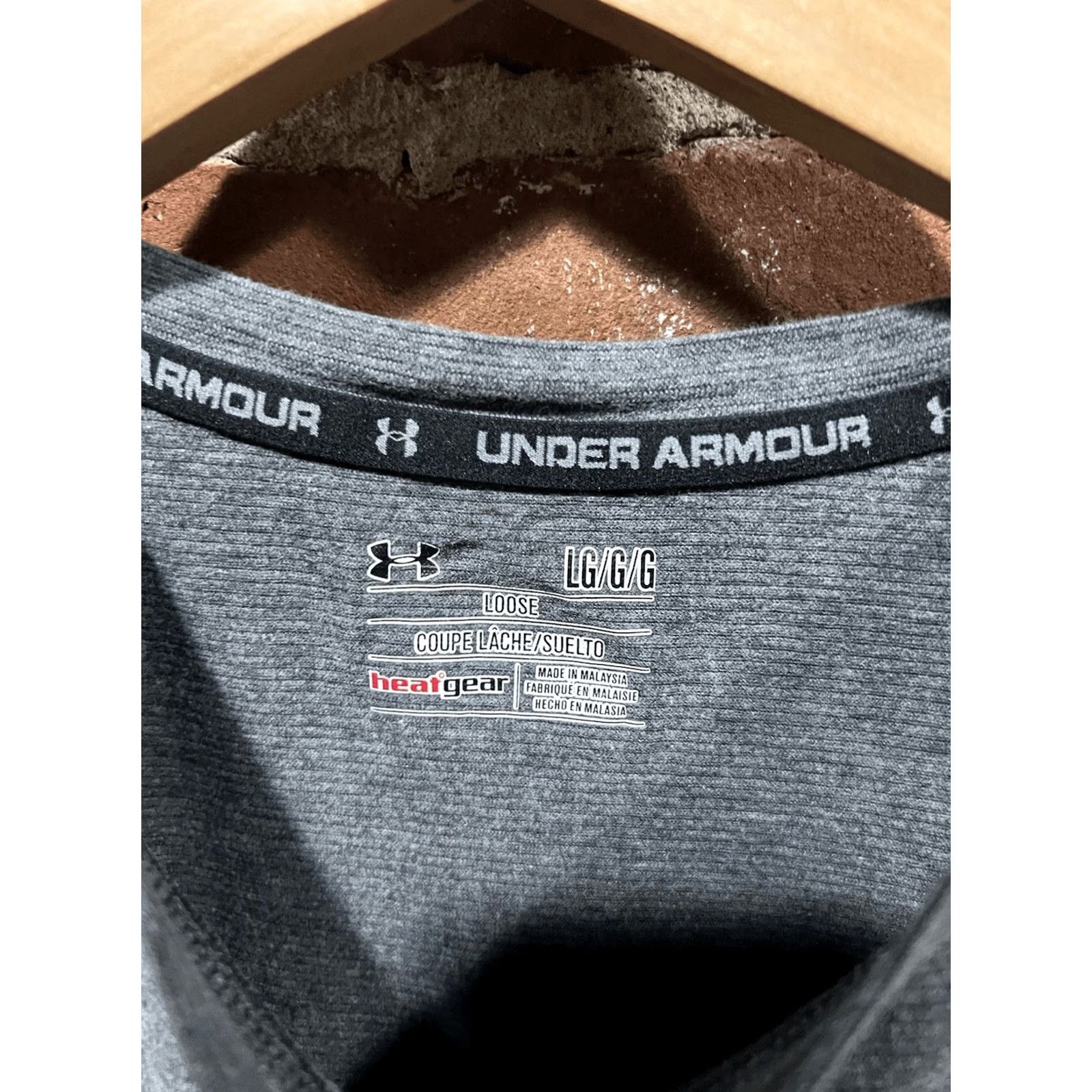 Under Armour Under Armour T-Shirt Gray Short Sleeve Mens L Size US L / EU 52-54 / 3 - 3 Thumbnail