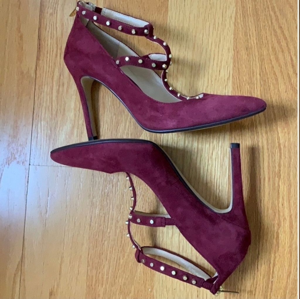 Banana Republic Banana Republic Women's Burgundy and Red Courts Size US 9 / IT 39 - 1 Thumbnail
