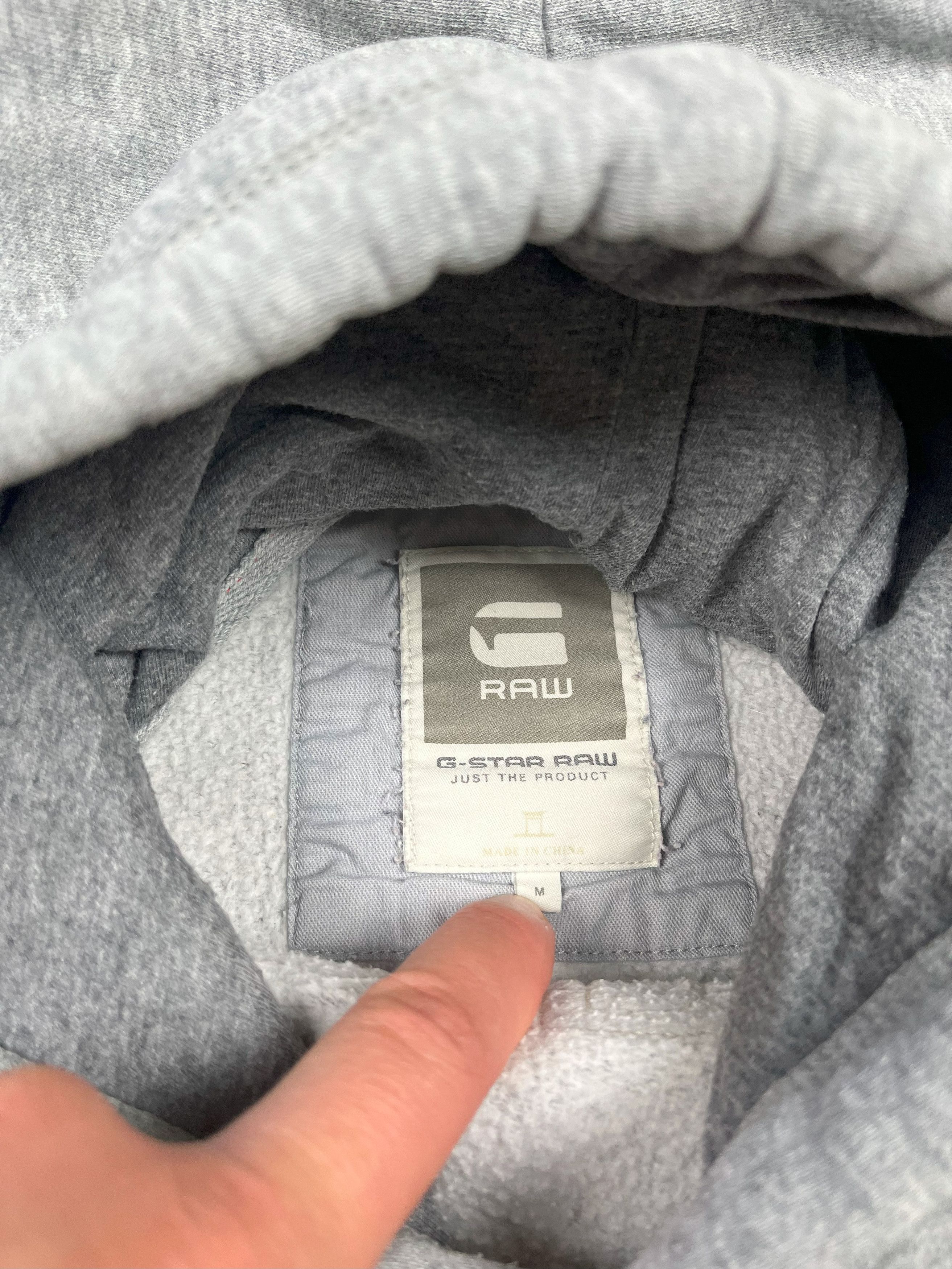G-Star G Star Raw Kain Hoodie Embroidered Logo Size M Size US M / EU 48-50 / 2 - 12 Thumbnail