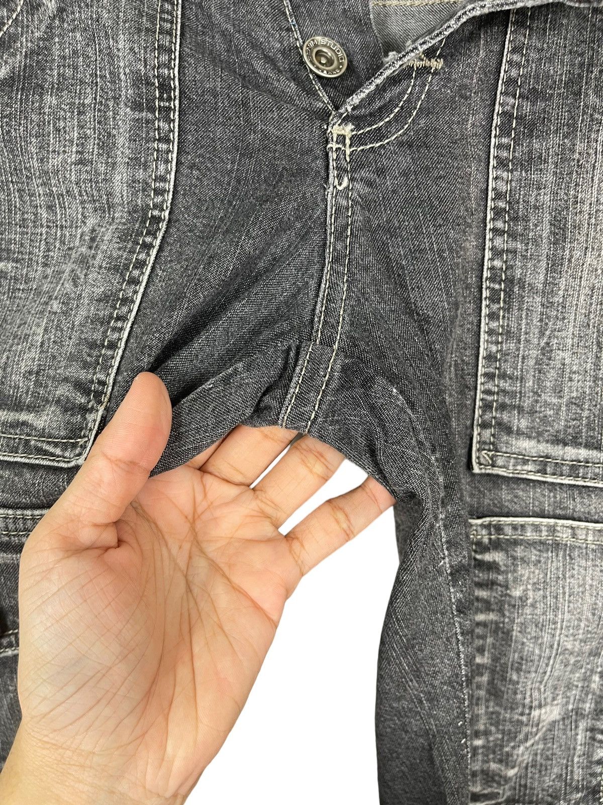GOSTAR DE FUGA Denim Studio Bootcut Multipocket Flare Jeans Size US 27 - 10 Thumbnail