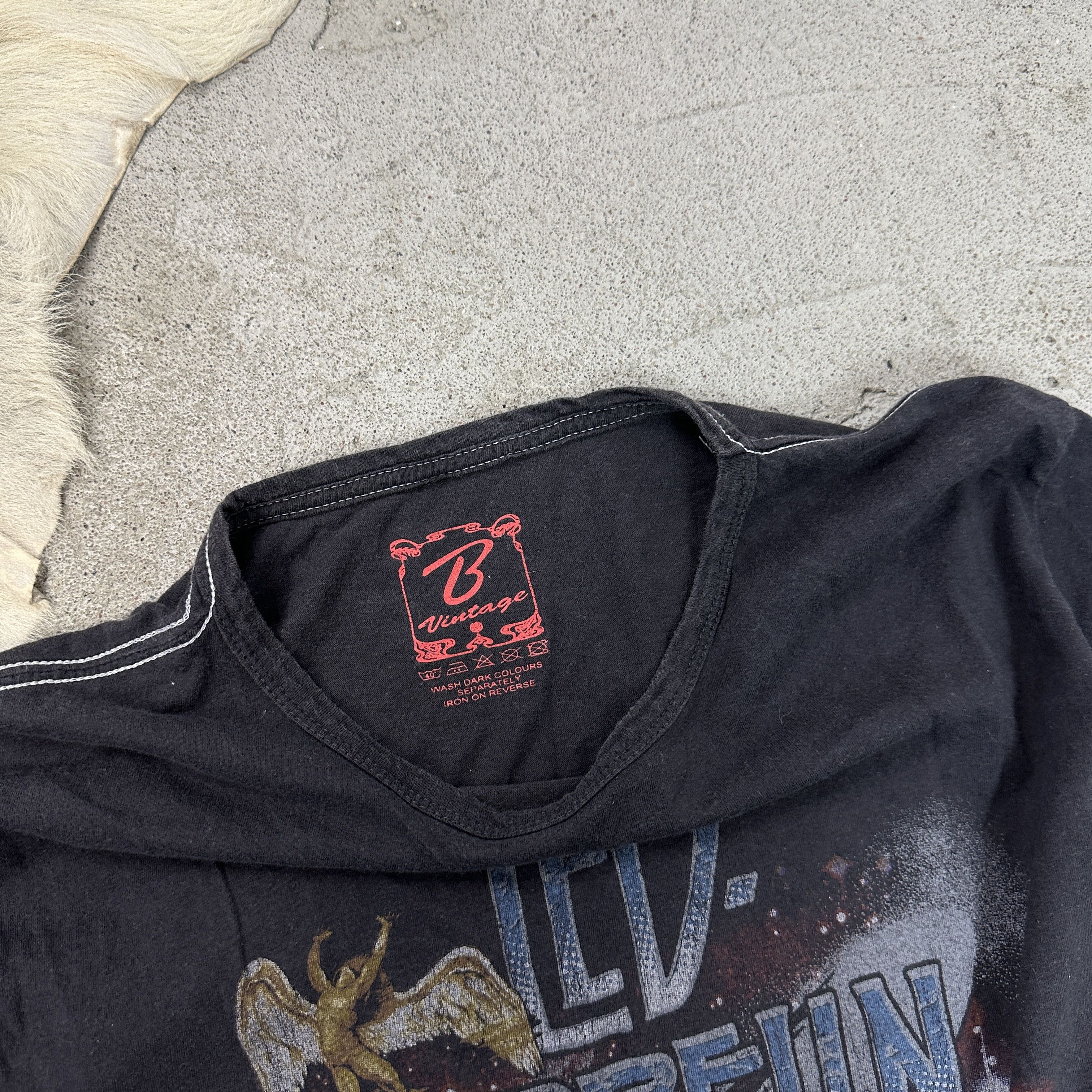 Led Zeppelin × Vintage Vintage Y2K Streetwear Oversize Led Zeppelin T-shirt Size US L / EU 52-54 / 3 - 3 Thumbnail