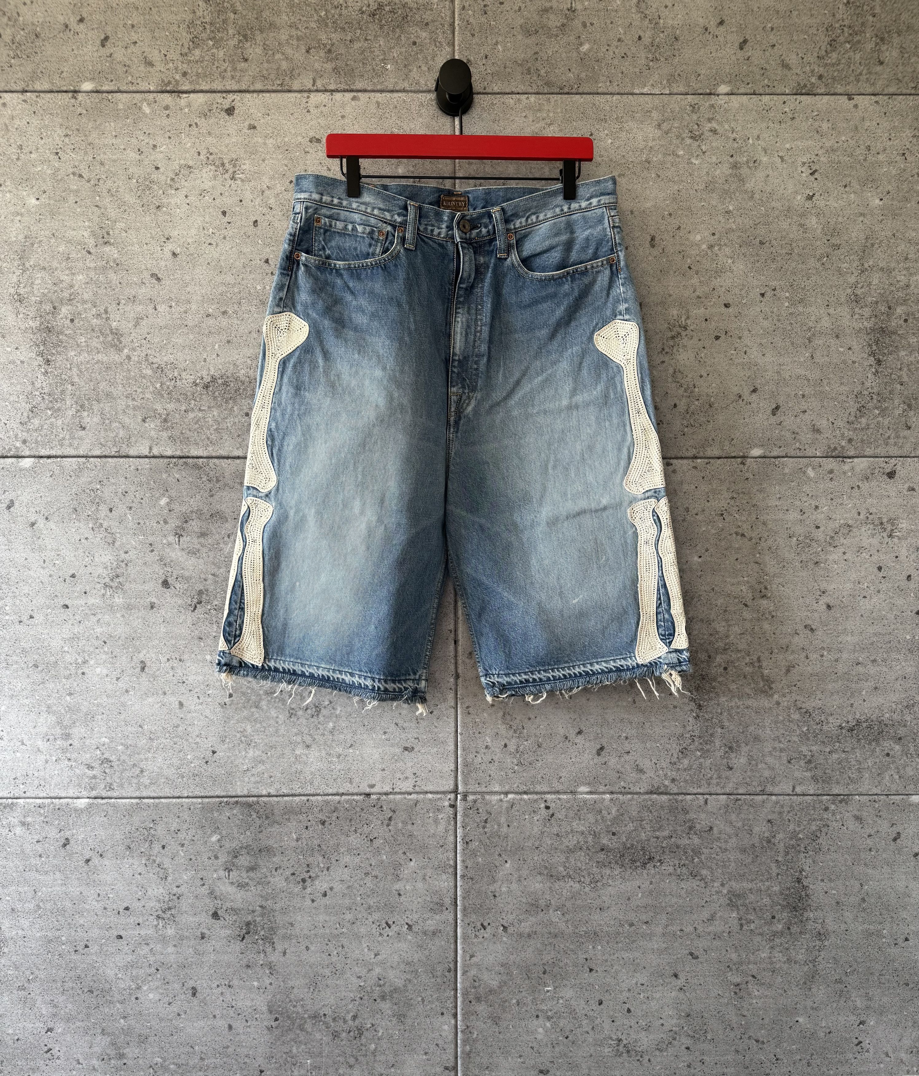 Kapital Kapital bike denim shorts Size US 36 / EU 52 - 1 Thumbnail