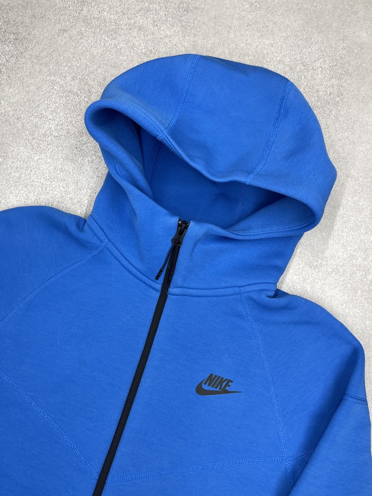 Nike Mens Nike Tech Fleece Full Zip Hoodie Blue Y2K ACG TN Size US XS / EU 42 / 0 - 5 Thumbnail