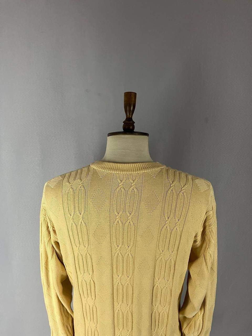 Burberry Burberry Vintage Sweater Yellow Rare Size US XL / EU 56 / 4 - 8 Thumbnail