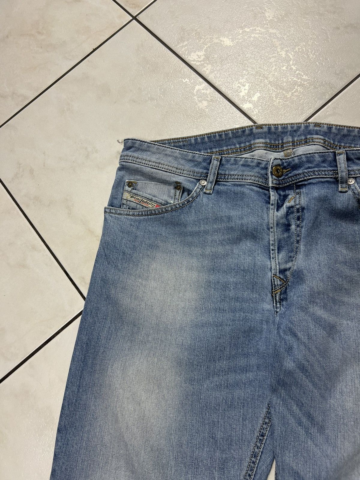 Diesel Vintage Diesel Waykee y2k distressed denim washed jeans pant Size US 34 / EU 50 - 6 Thumbnail