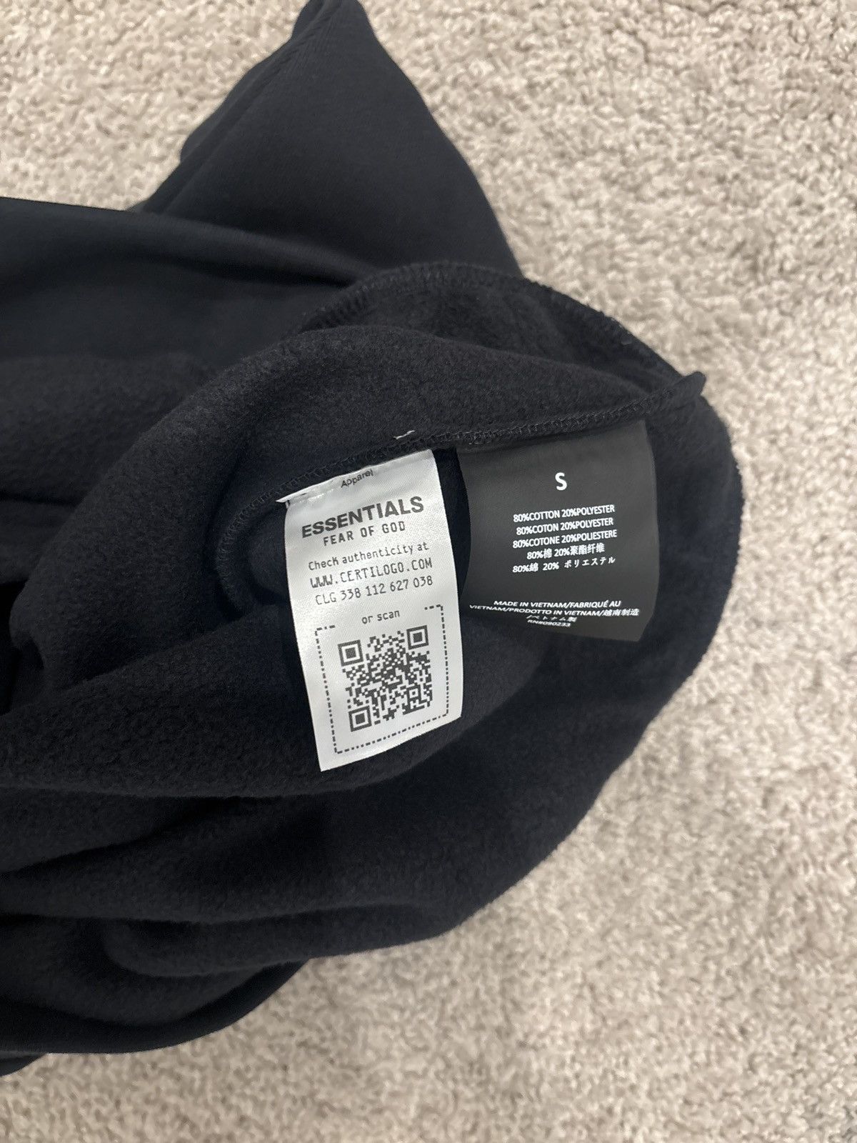 Fear of God Essentials Fear of God Black Long Sleeve Size US S / EU 44-46 / 1 - 3 Thumbnail
