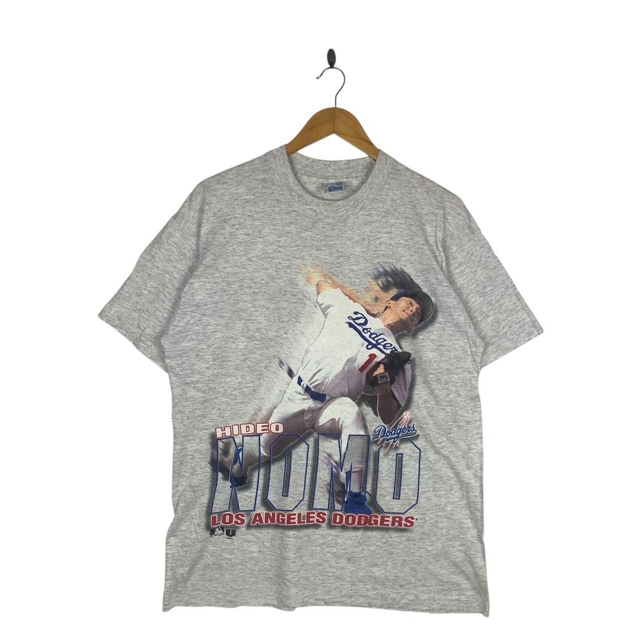 Vintage Vintage 1995 MLB HIDEO NOMO LA Los Angeles Dodgers Tee Size US L / EU 52-54 / 3 - 1 Thumbnail