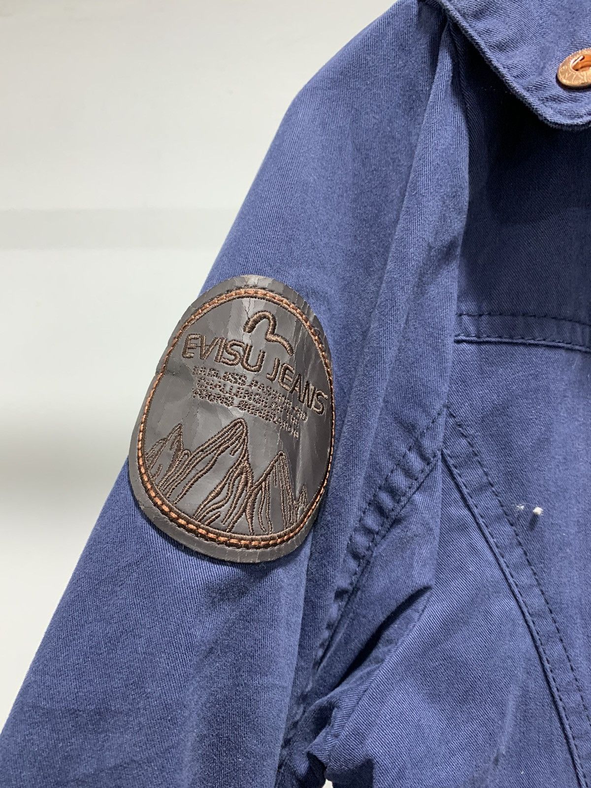 Evisu × Japanese Brand × Vintage Vintage Evisu Long Parka Jacket Size S / US 4 / IT 40 - 6 Thumbnail