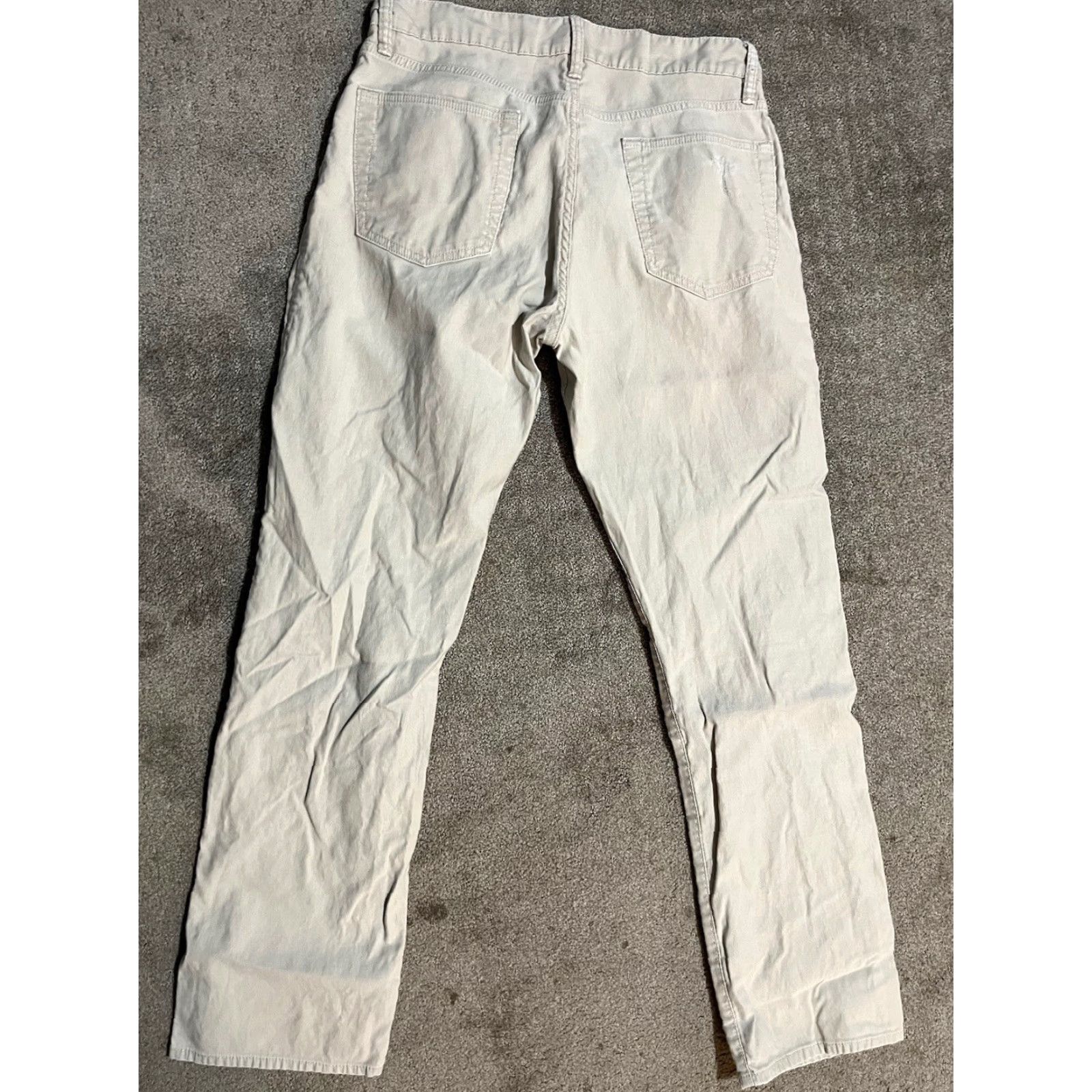 Gap Gap 5- Pocket Pants Men’s Flat Front Straight Khakis Beige Size 32x32 Size US 32 / EU 48 - 3 Thumbnail