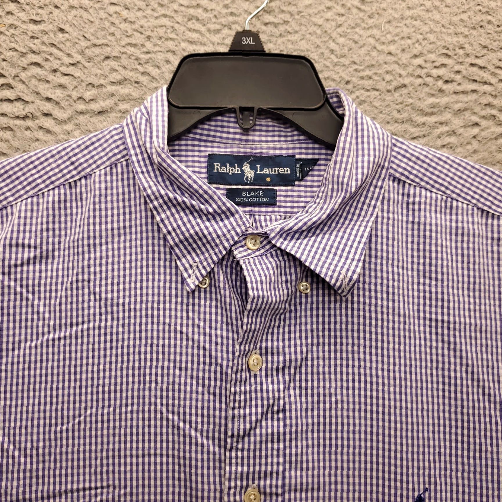 Ralph Lauren Ralph Lauren Blake Shirt Mens XL Multi Gingham Long Sleeve Pony Logo Button Down Size US XL / EU 56 / 4 - 5 Thumbnail