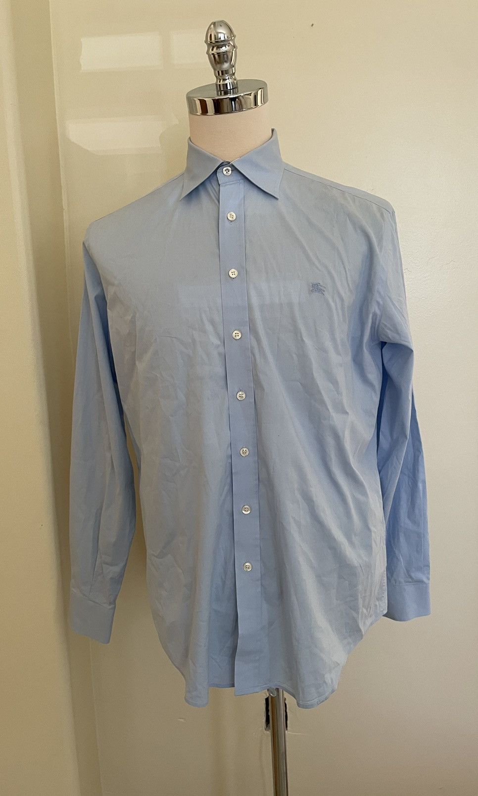 Burberry Nova Check Trim Spread Collar Shirt Size US L / EU 52-54 / 3 - 2 Thumbnail