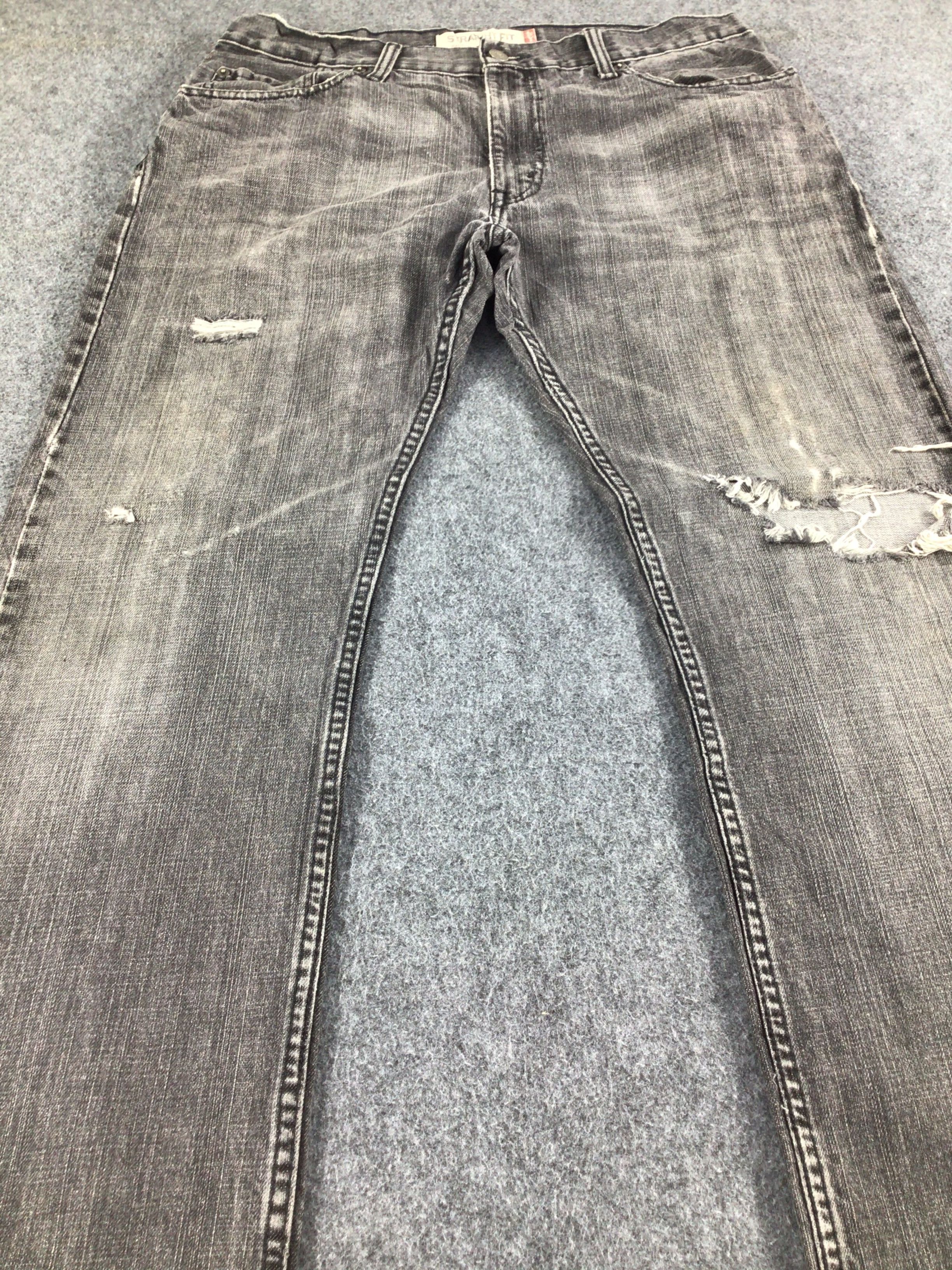 Levi's Vintage Distress Levis 505 Jeans-JM287 Size US 34 / EU 50 - 3 Thumbnail