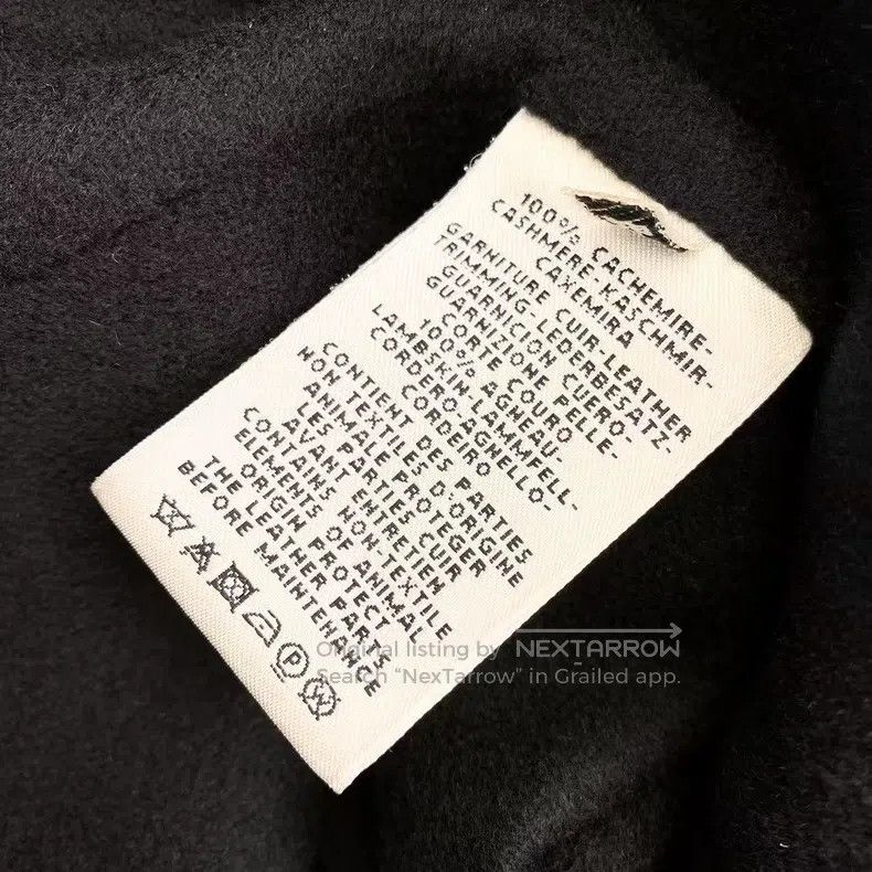 Hermes Hermes Cashmere Black Leather Buckle Jacket Size XS / US 0-2 / IT 36-38 - 4 Thumbnail