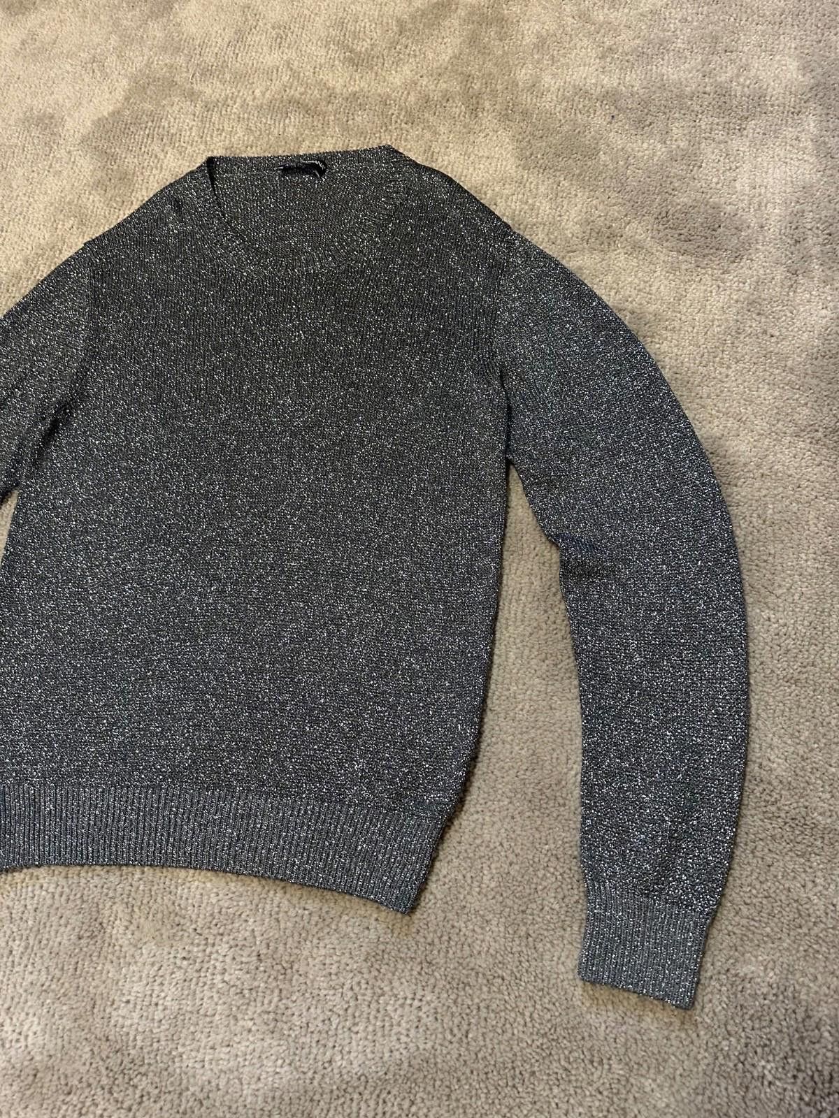 Dolce & Gabbana Dolce&Gabbana Mens Sweatshirt Gliter Gray Sz 54 Size US L / EU 52-54 / 3 - 3 Thumbnail