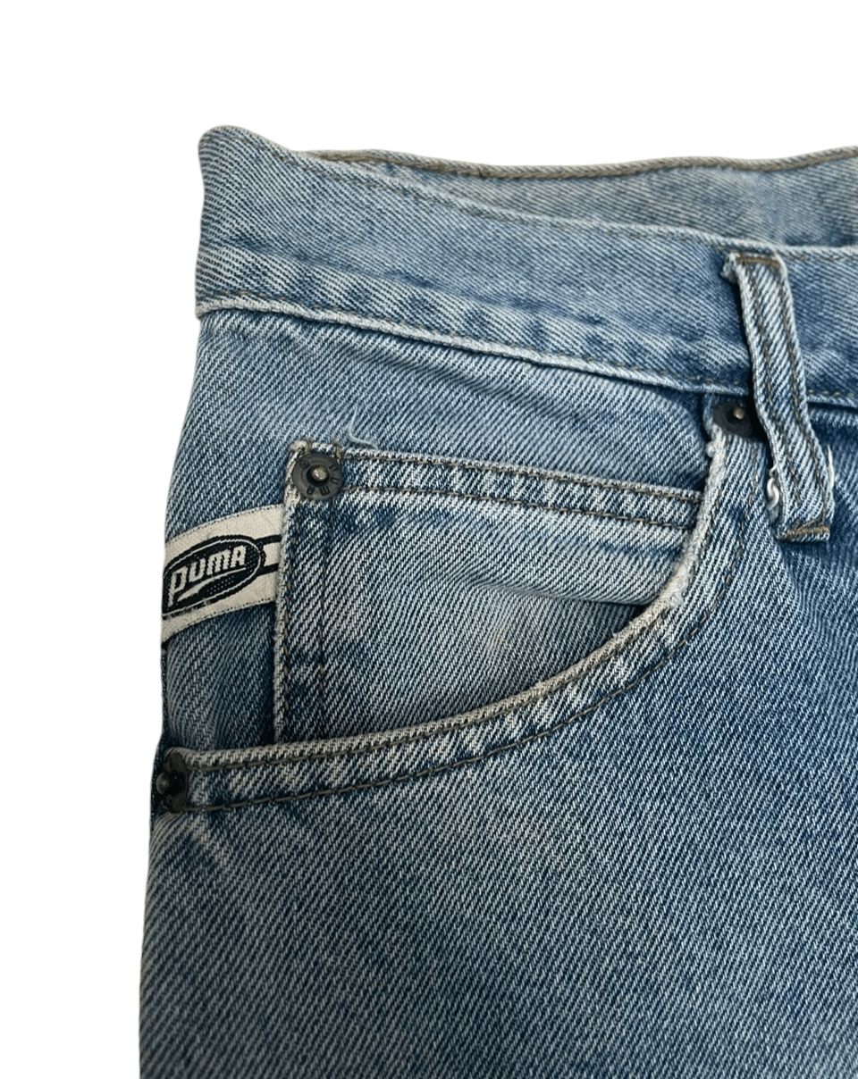 Designer × Puma 💥Vintage Flared Puma Jeans 💥 Size US 32 / EU 48 - 5 Thumbnail