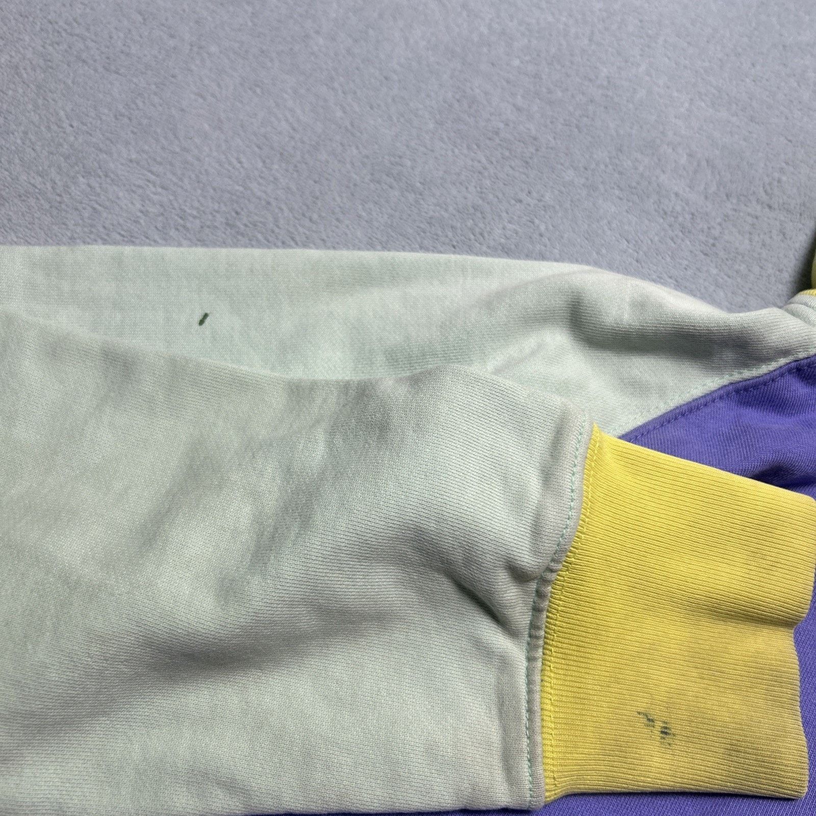 Teddy Fresh Teddy Fresh Color Block Pastel Hoodie Small Patchwork Stains Size US S / EU 44-46 / 1 - 7 Thumbnail