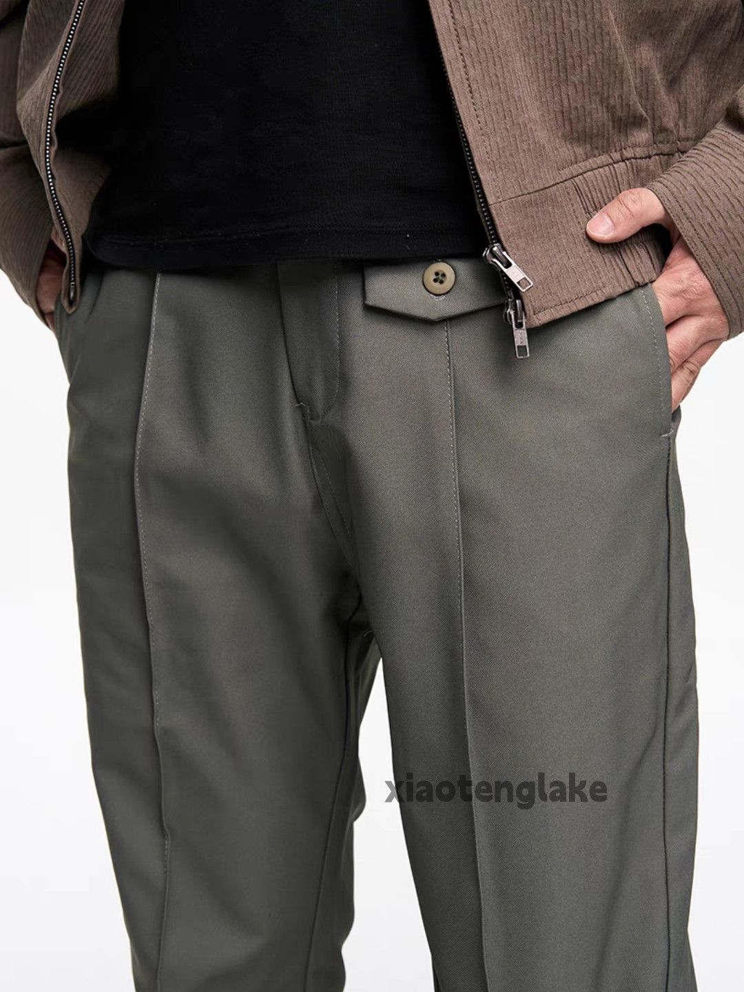 Designer × Japanese Brand × Vintage Utility punk patchwork yuppie loose bootcut pants Size US 32 / EU 48 - 8 Thumbnail