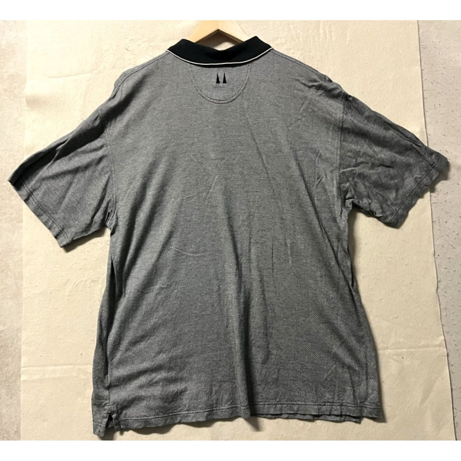 Vintage Greg Norman Polo Shirt Mens Large Black Gray Golf Performance 100% Cotton Shirt Jersey Short Sleeve Collared Polo All Seasons Moisture Wicking Size US L / EU 52-54 / 3 - 2 Thumbnail
