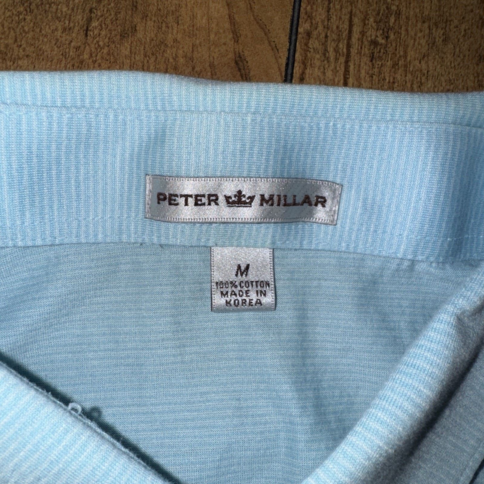 Peter Millar Peter Millar Golf Polo Shirt Blue Striped Medium 22x26 Size US M / EU 48-50 / 2 - 4 Thumbnail