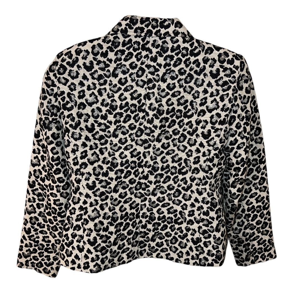 Other Isabella Blazer, Size 18, Black and Silver Leopard Print Size XXL / US 16-18 / IT 52-54 - 2 Thumbnail