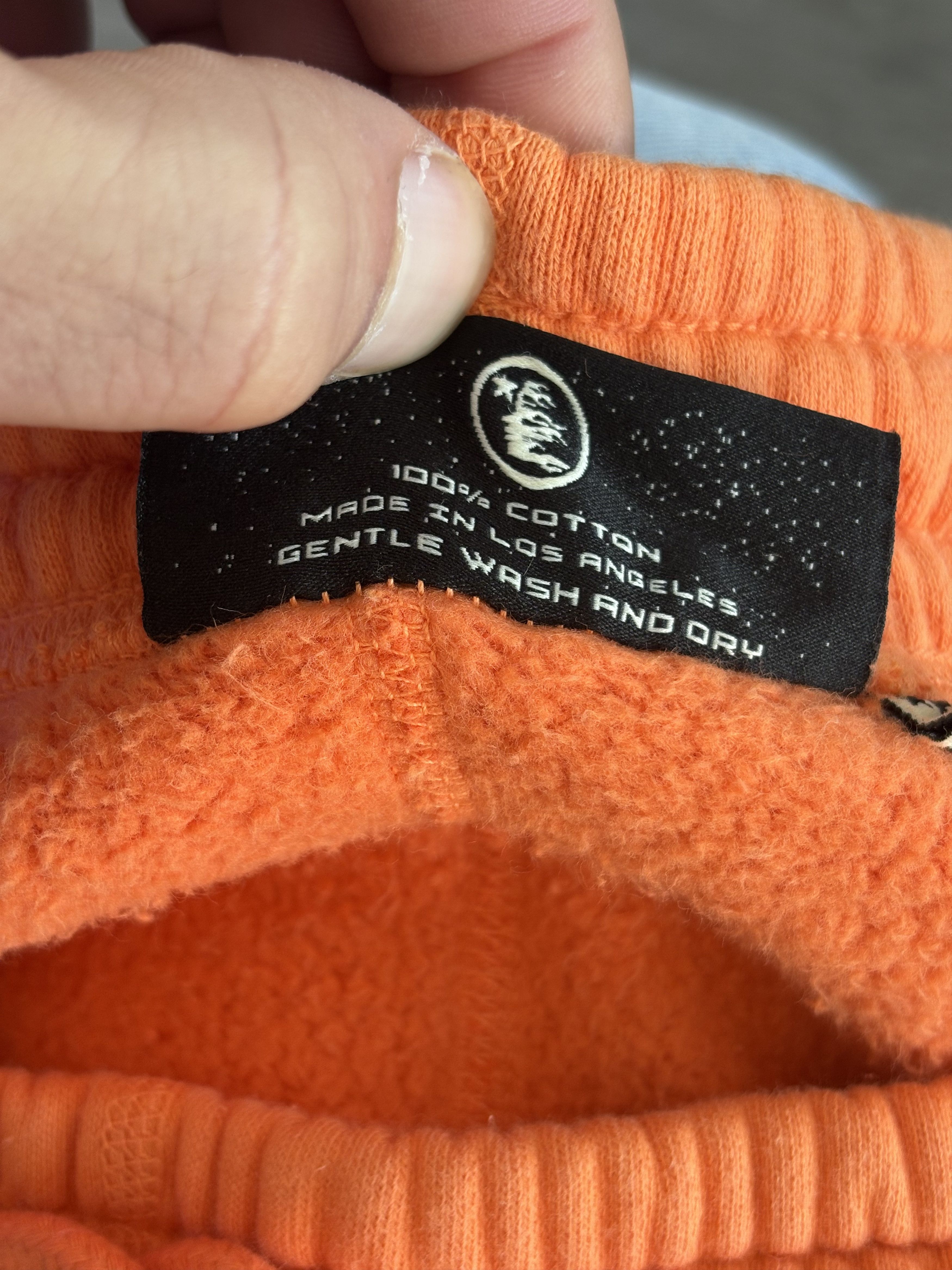 HELLSTAR Hellstar "Fire Orange" Flare Bottom Sweatpant Orange Dye Size US 34 / EU 50 - 4 Thumbnail