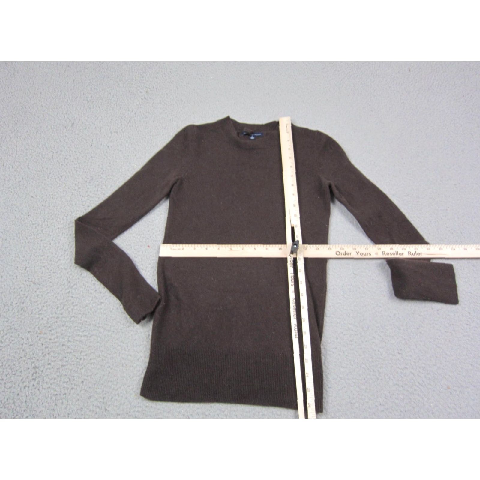 Gap GAP Sweater Women's Small Tall Brown 100% Cashmere Knit Crewneck Long Sleeve Pullover Casual Formal 80s 90s Preppy USA Women Size S / US 4 / IT 40 - 7 Thumbnail