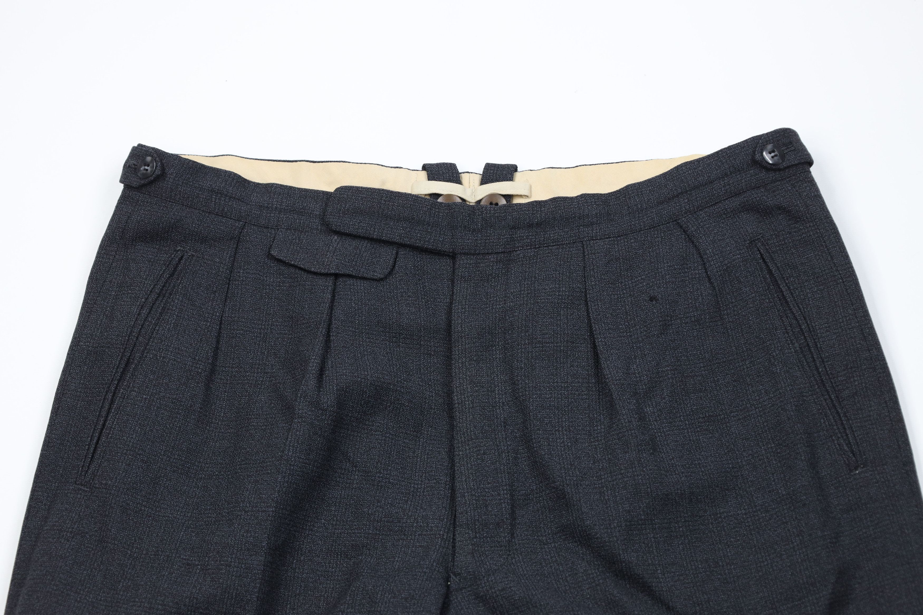 Vintage Vintage 30s 40s Rockabilly Gabardine Pants USA Button Fly Size US 34 / EU 50 - 2 Thumbnail
