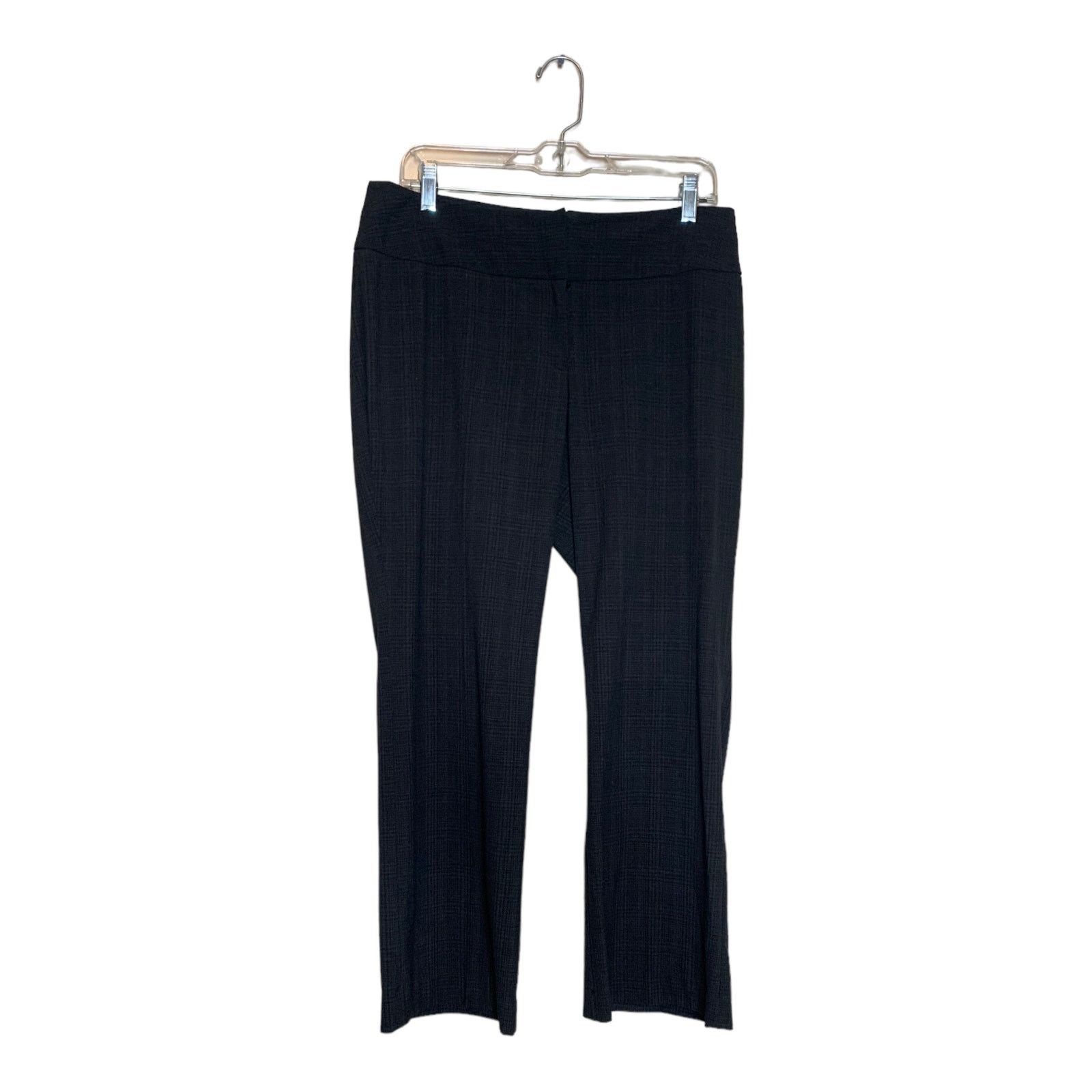 Apt. 9 APT. 9 black plaid straight legs pants size 10PS Size 33" - 8 Thumbnail