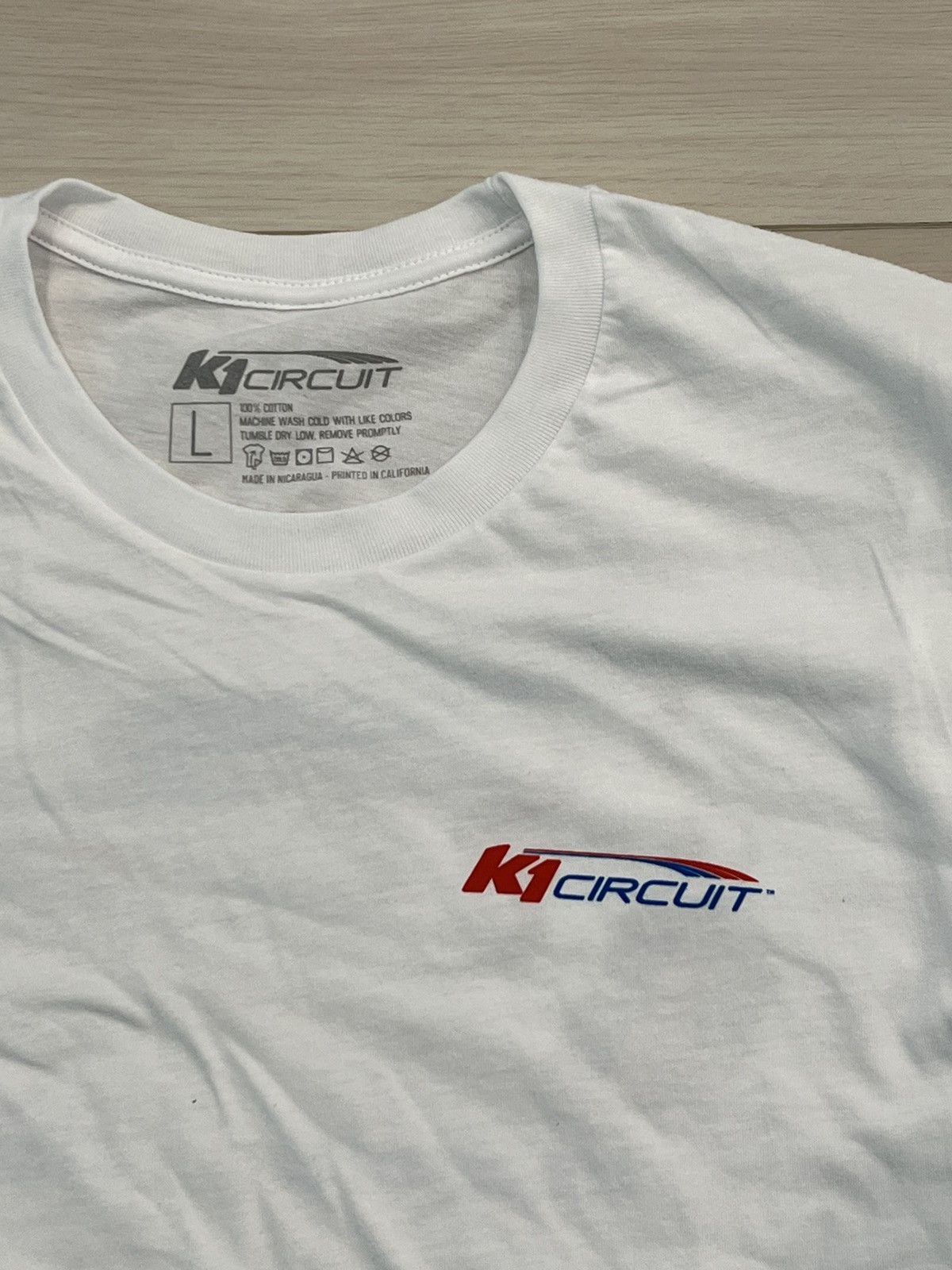 Other NEW k-1 circuit racing Winchester course tshirt sz L Size US L / EU 52-54 / 3 - 3 Thumbnail