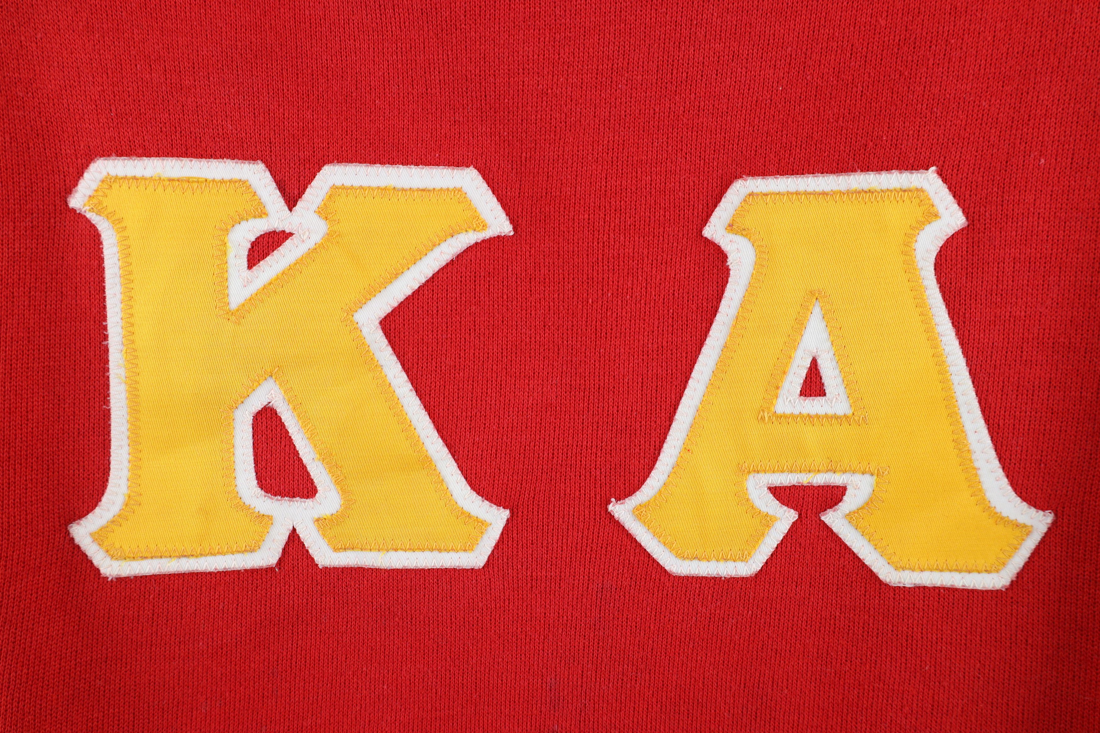 Russell Athletic Vintage 70s Russell Athletic Alpha Fraternity Hoodie USA Size US XL / EU 56 / 4 - 4 Thumbnail