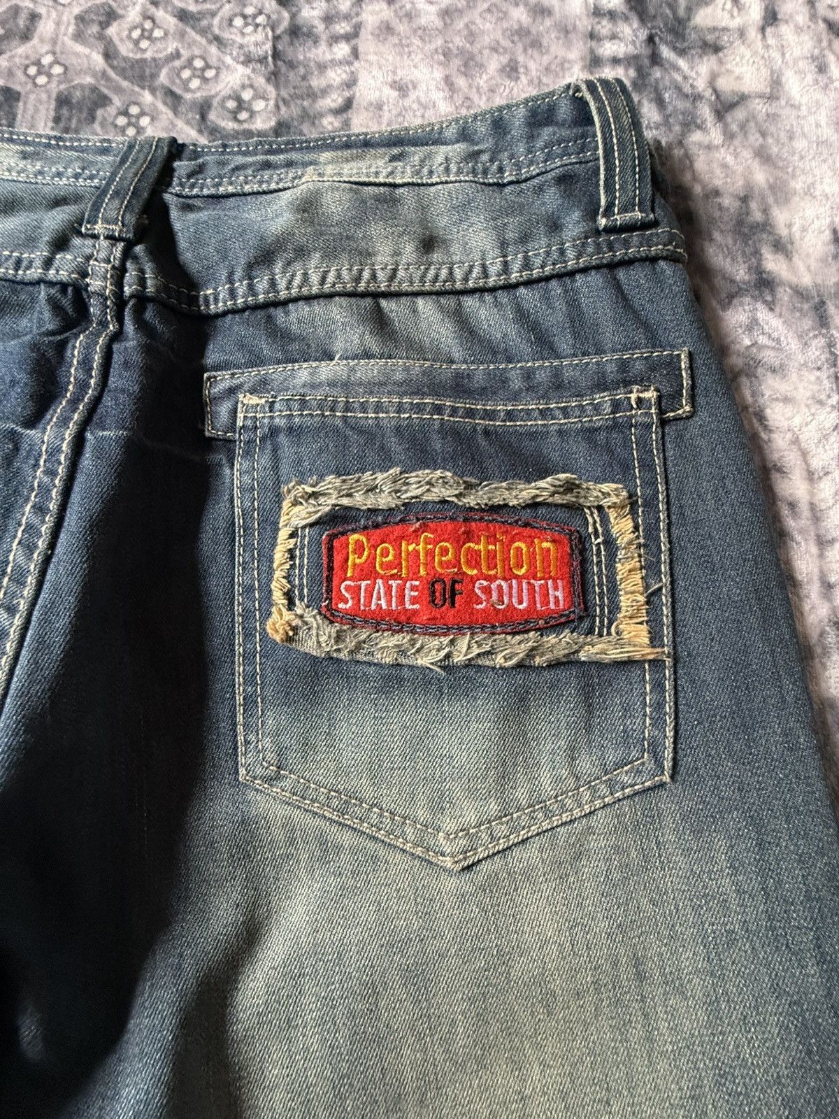 Japanese Brand Vomanie Japan Patch Work Frayed Details Baggy Fit Jeans Size US 32 / EU 48 - 15 Thumbnail
