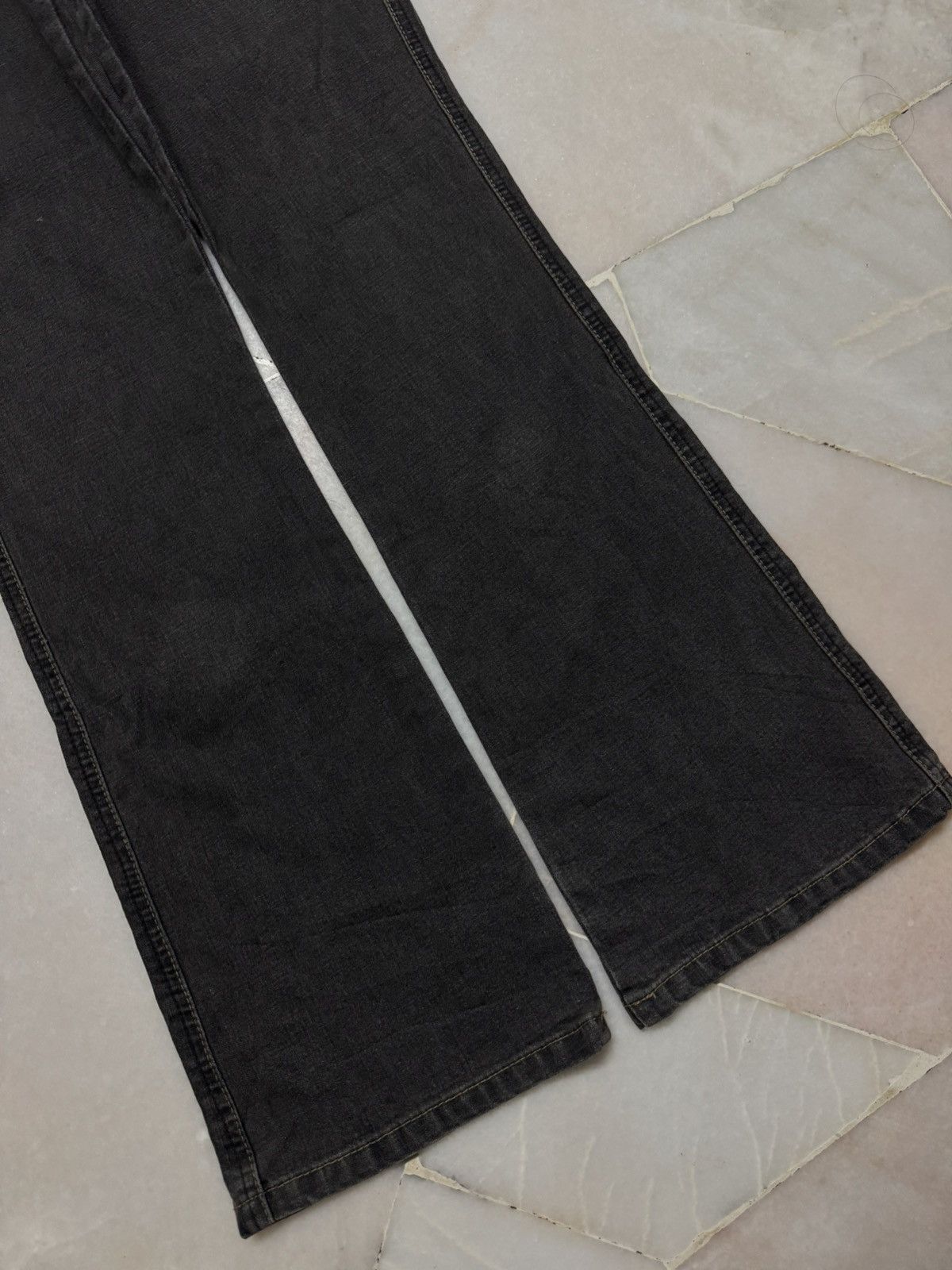 Tornado Mart 💥BELL BOTTOM BUSHPANTS KAPITAL STYLE BLACK JEANS Size US 28 / EU 44 - 6 Thumbnail