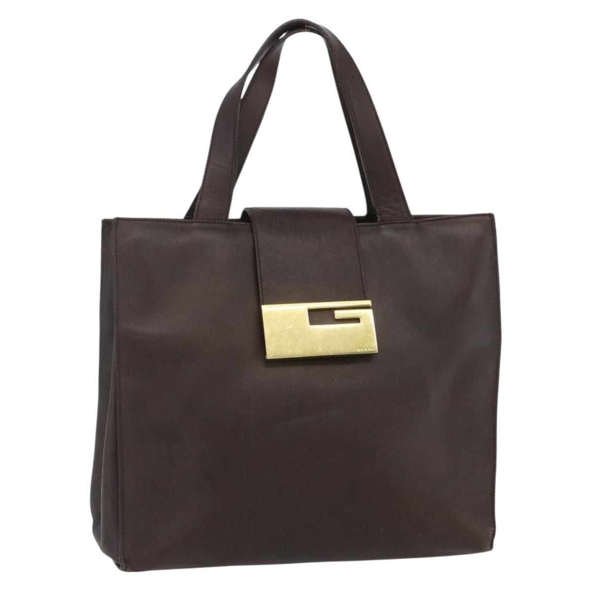 Gucci Gucci Vintage Handbag Leather Size ONE SIZE - 1 Thumbnail