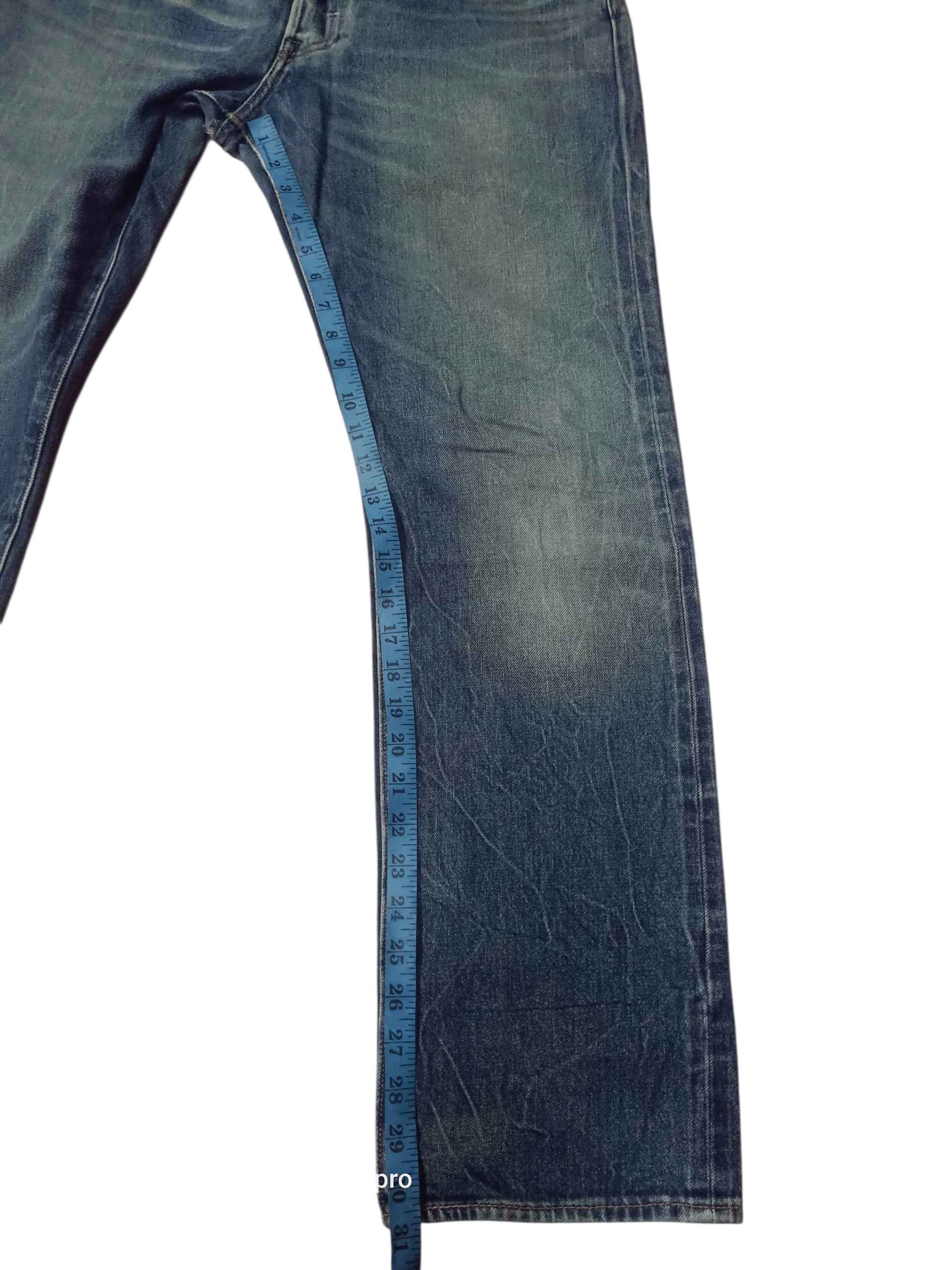 Levi's Vintage Clothing 💥 Vintage Levi's 501 (LVC) Distressdenim Men Redselved 💥 Size US 34 / EU 50 - 13 Thumbnail