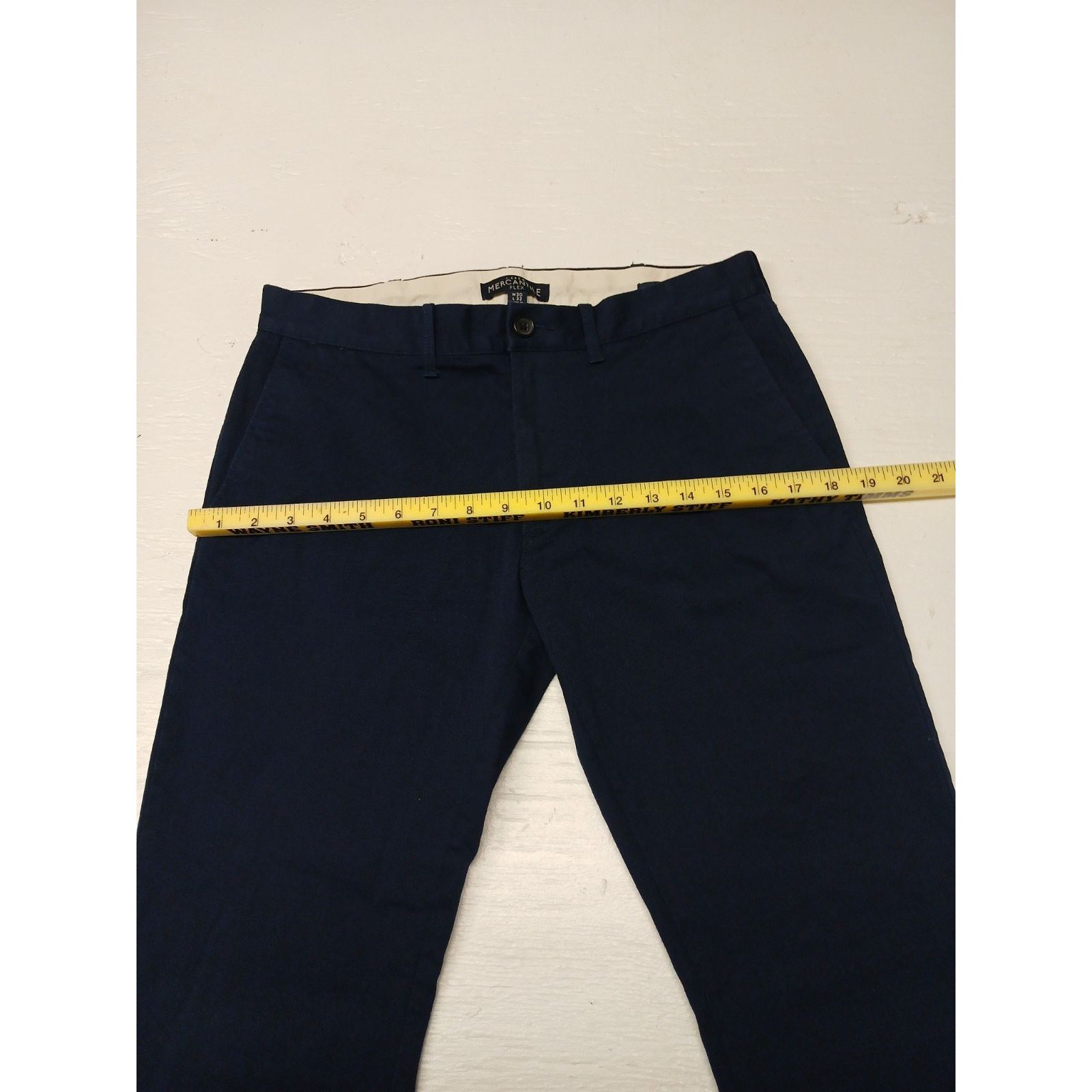 Other J. Crew (30x32) Men's Slim Straight Blue Khaki Dress Slacks Size US 30 / EU 46 - 5 Thumbnail