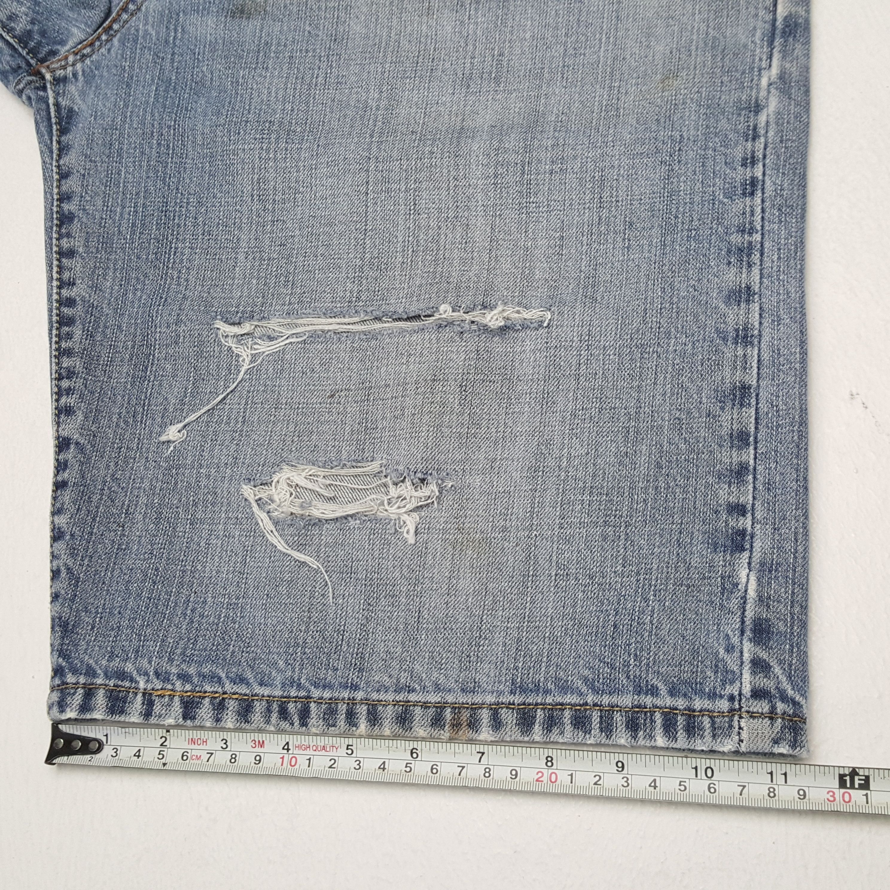 Levi's × Vintage LEVI'S Distressed Shorts Jeans Summer Style Size US 34 / EU 50 - 8 Thumbnail