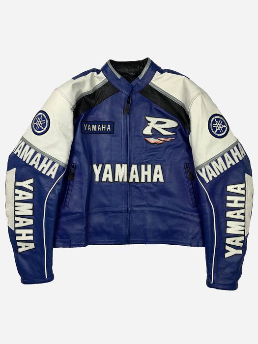 Leather shop yamaha jacket