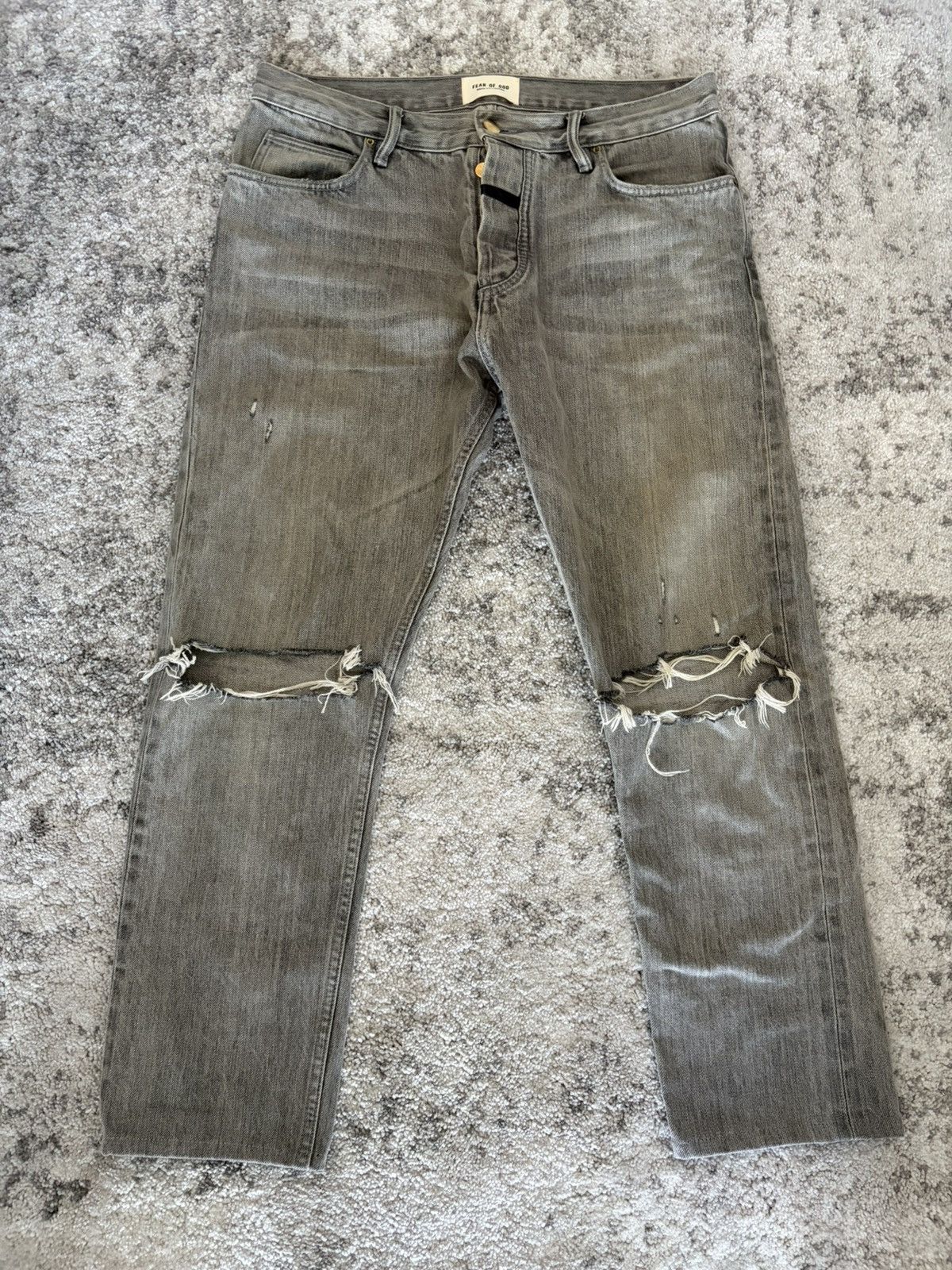Fear of God 6th Distressed Jeans
