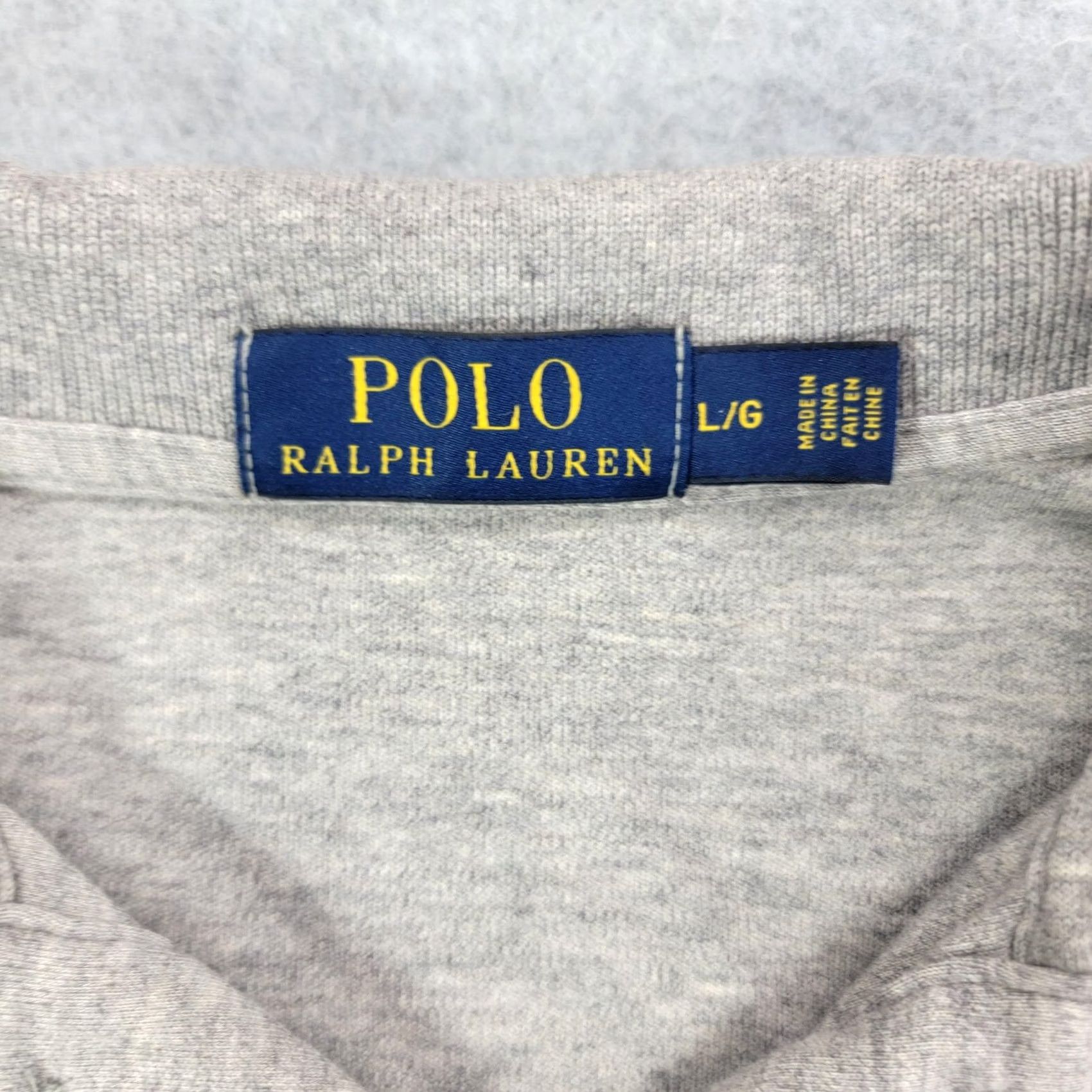 Polo Ralph Lauren Polo Ralph Lauren Polo Shirt Mens Large Gray Short Sleeve Cotton Pony Logo Size US L / EU 52-54 / 3 - 3 Thumbnail