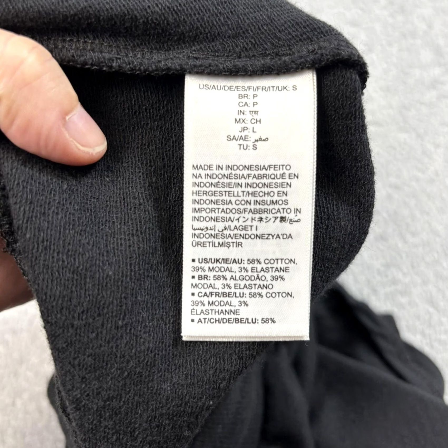 Vintage Daily Ritual Skirt Womens S Black Drawstring Mini Jersey Pull On Athleisure Size S / US 4 / IT 40 - 4 Thumbnail