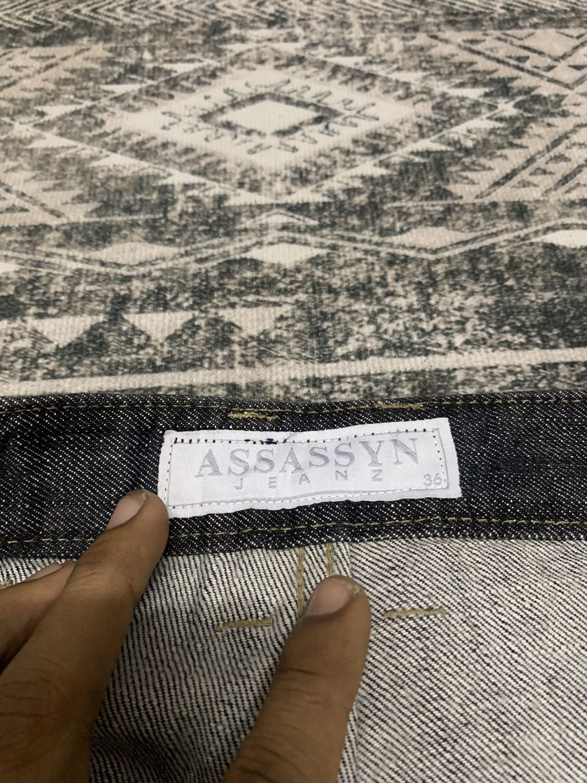 Other 🔥BAGGY🔥OG ASSASSYN JEANZ BAGGY EMBROIDERED PANT RARE DESIGN Size US 36 / EU 52 - 11 Thumbnail