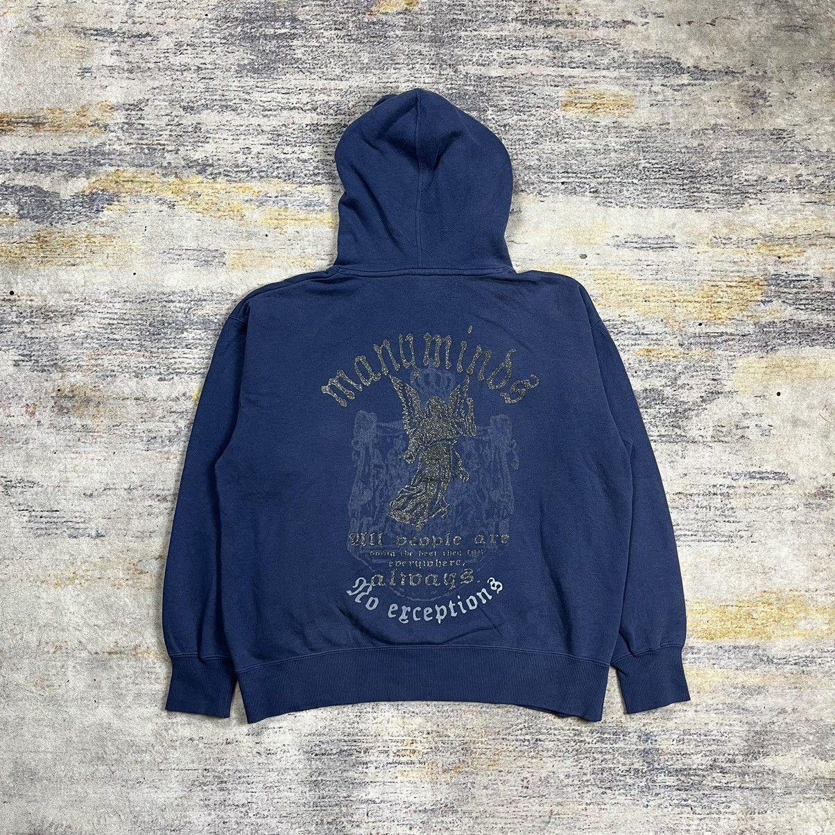 14th Addiction × Japanese Brand × Le Grande Bleu (L.G.B.) Y2k Smorky Garnish glitter printed hoodie Size US M / EU 48-50 / 2 - 1 Thumbnail