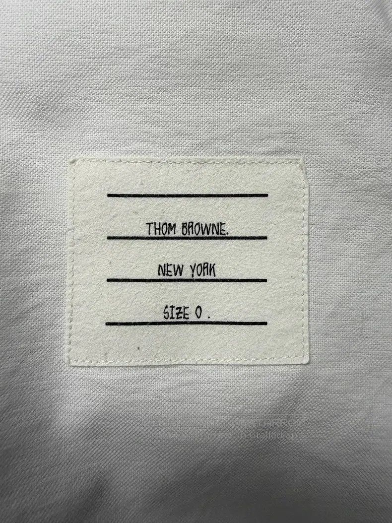 Thom Browne Thom Browne Classic Double Sleeve Badge Shirt Size US XS / EU 42 / 0 - 4 Thumbnail