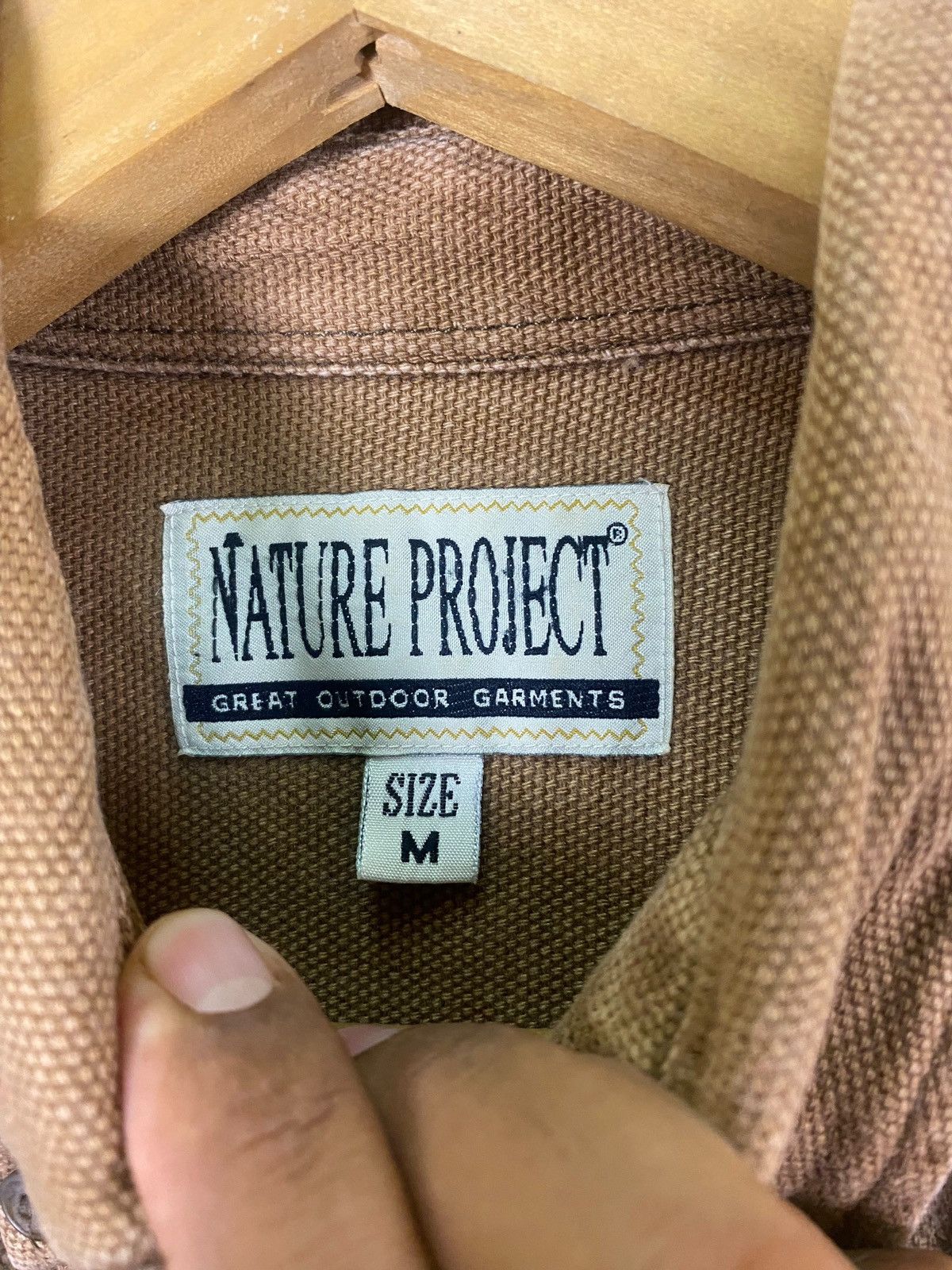 Japanese Brand × Vintage Vintage Japanese Brand Natural Project Duck Canvas LS Shirt Size US M / EU 48-50 / 2 - 13 Thumbnail
